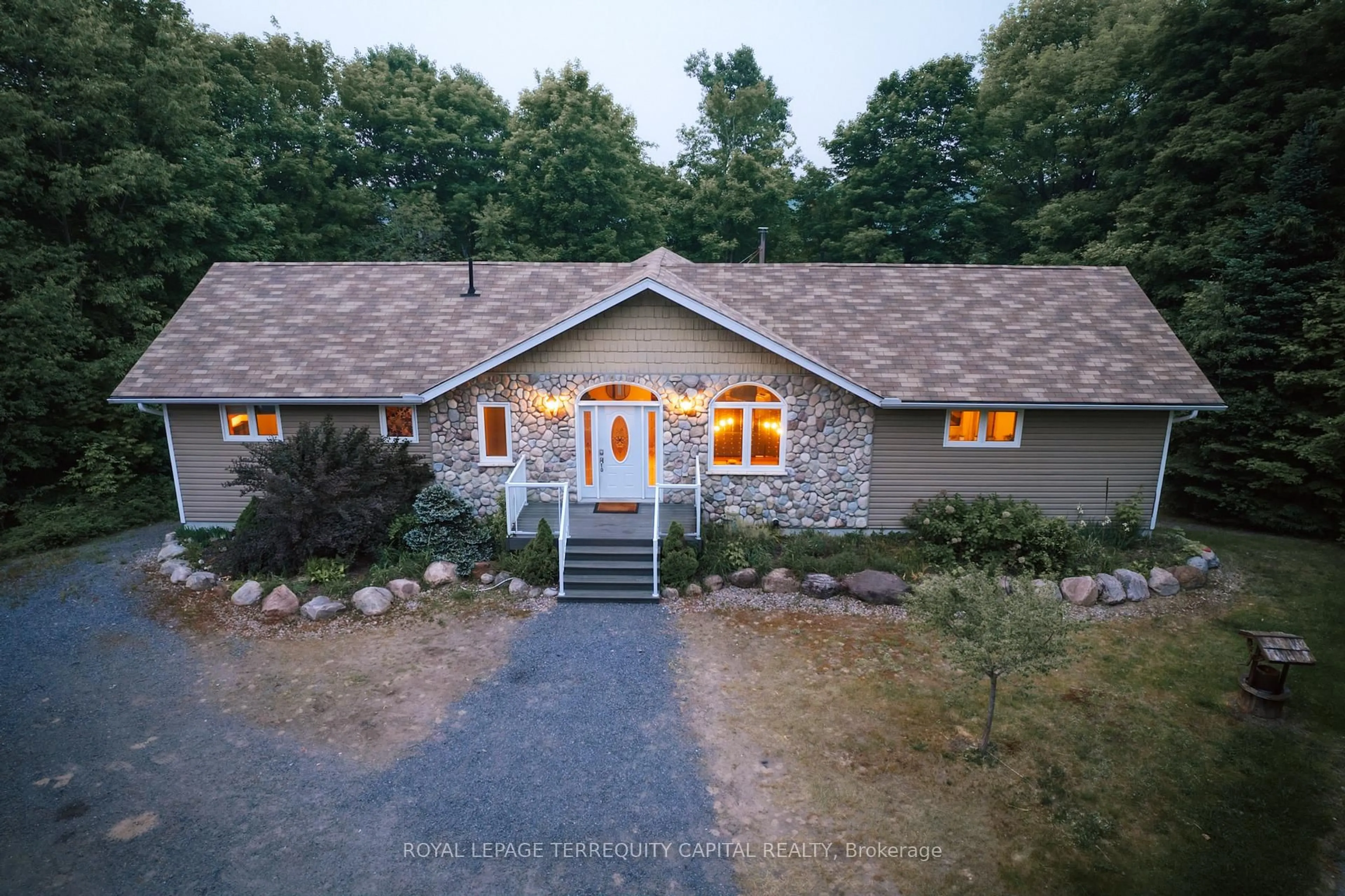 A pic from outside/outdoor area/front of a property/back of a property/a pic from drone, unknown for 468 Supersign Rd, Perry Ontario P0A 1J0