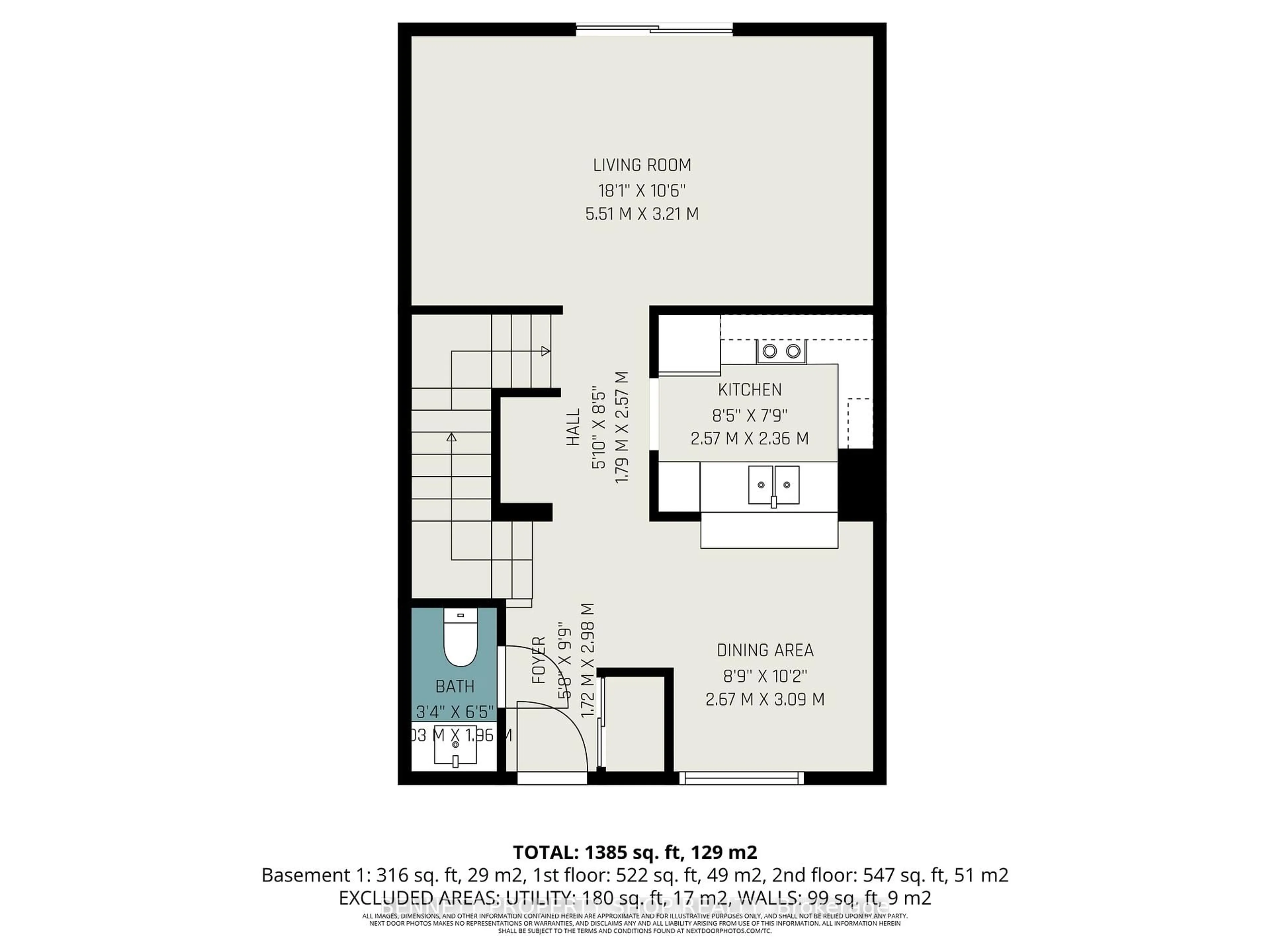Floor plan for 2570 Southvale Cres #22, Ottawa Ontario K1B 5B7