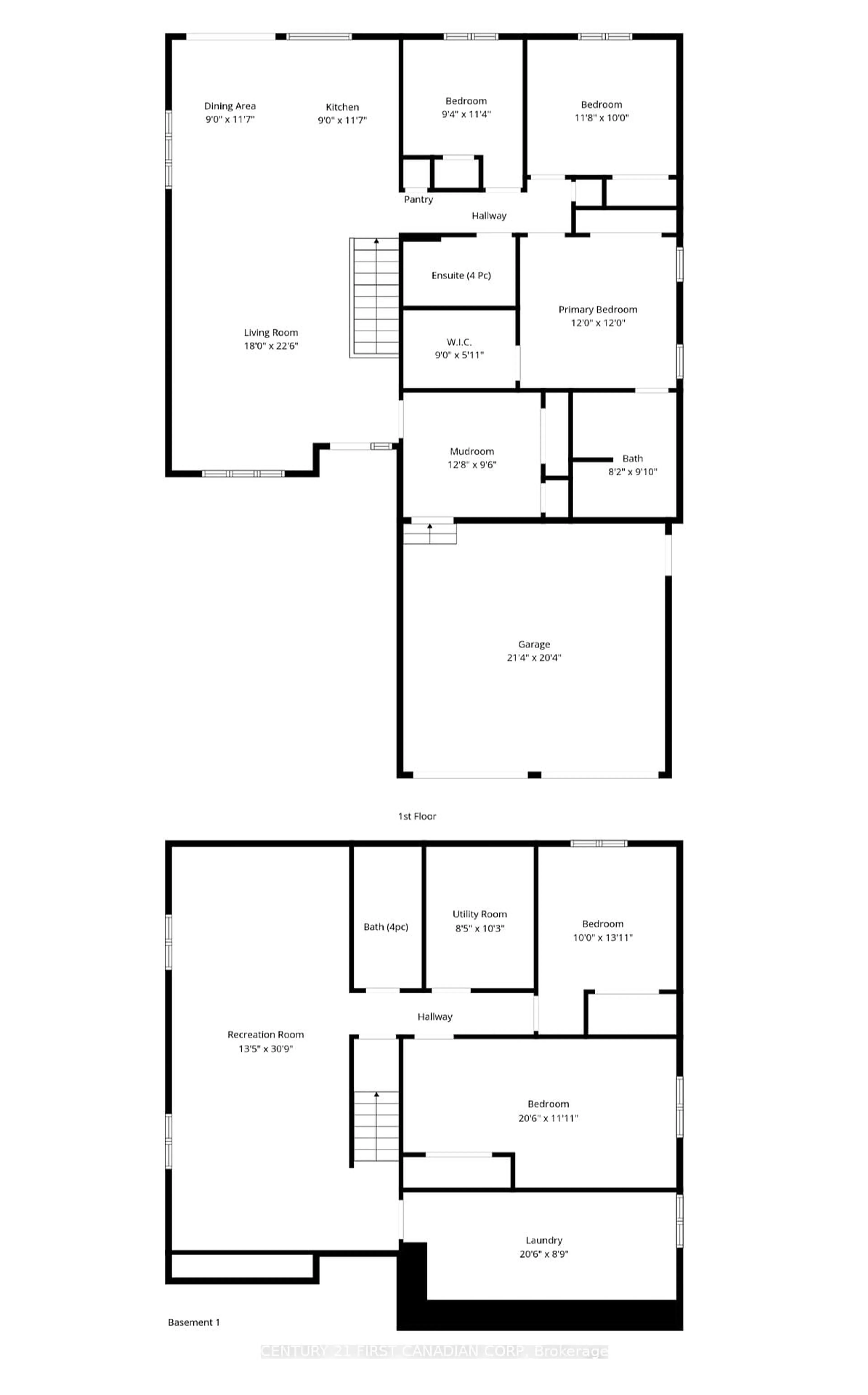 Floor plan for 21 Middle St, South Huron Ontario N0M 1M0