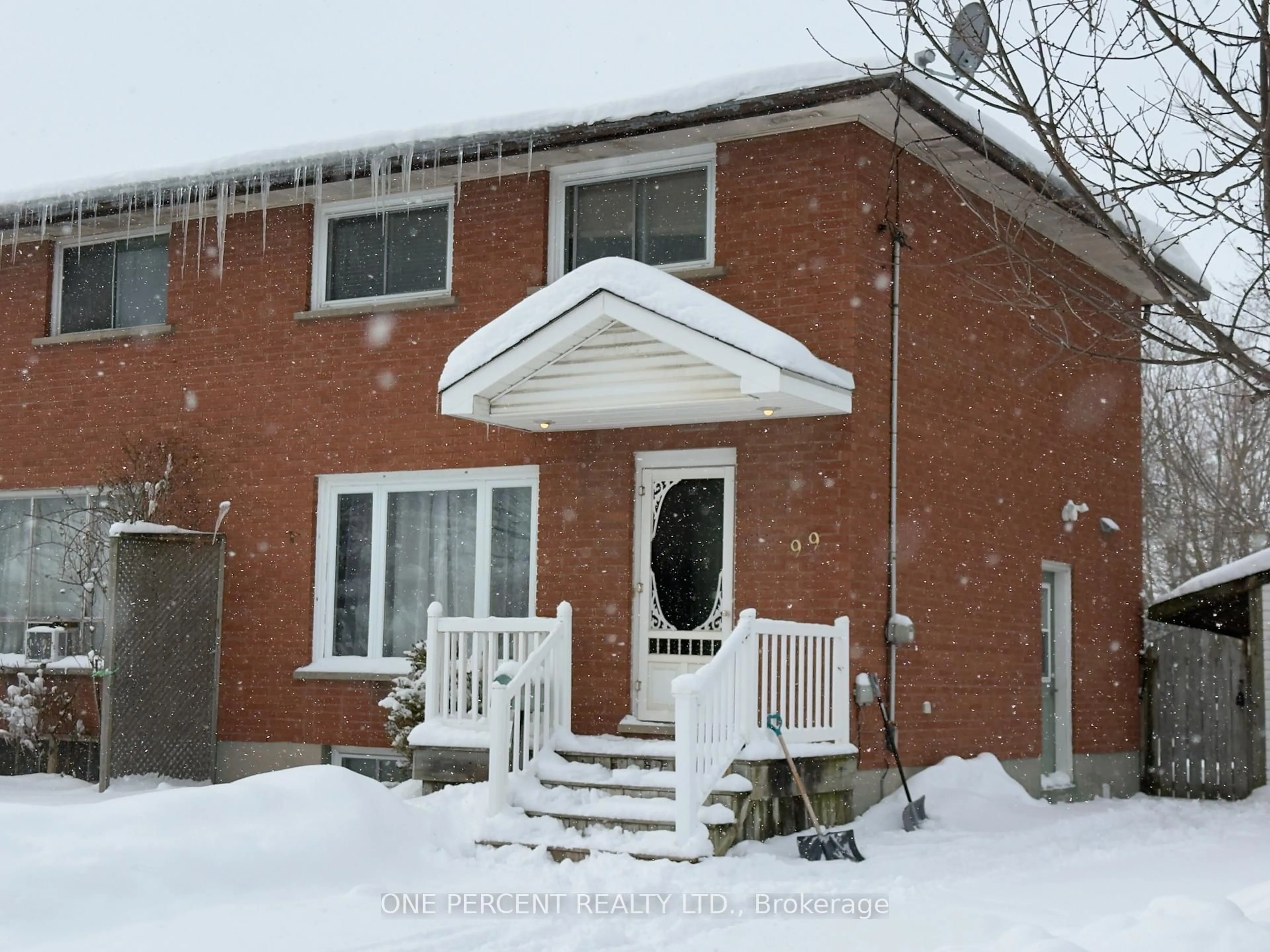 Home with brick exterior material, street for 99 Louth St, St. Catharines Ontario L2S 2T7