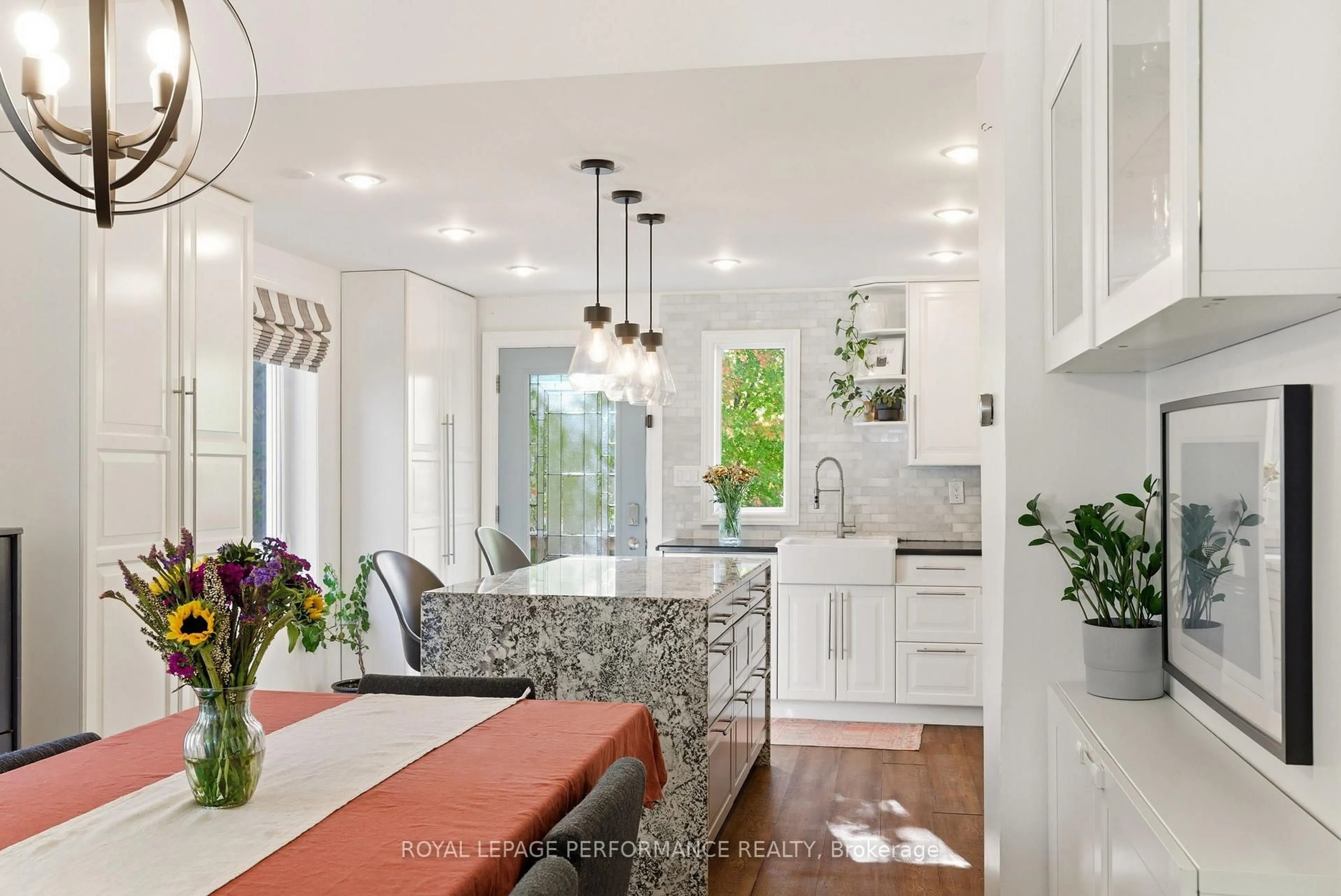 Contemporary kitchen, ceramic/tile floor for 266 Bradley Ave, Ottawa Ontario K1L 7E9