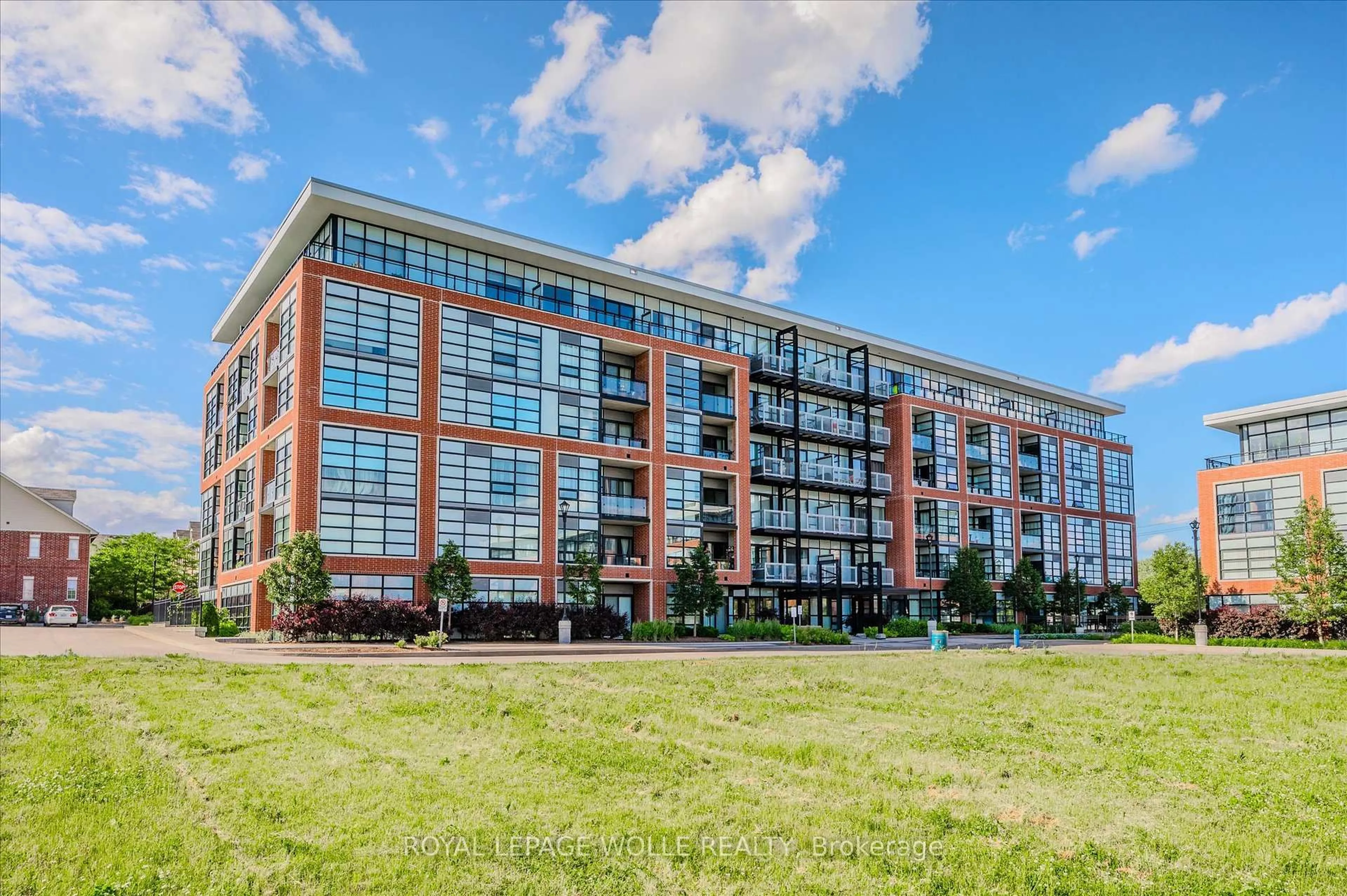 A pic from outside/outdoor area/front of a property/back of a property/a pic from drone, building for 15 Prince Albert Blvd #309, Kitchener Ontario N2H 0C2