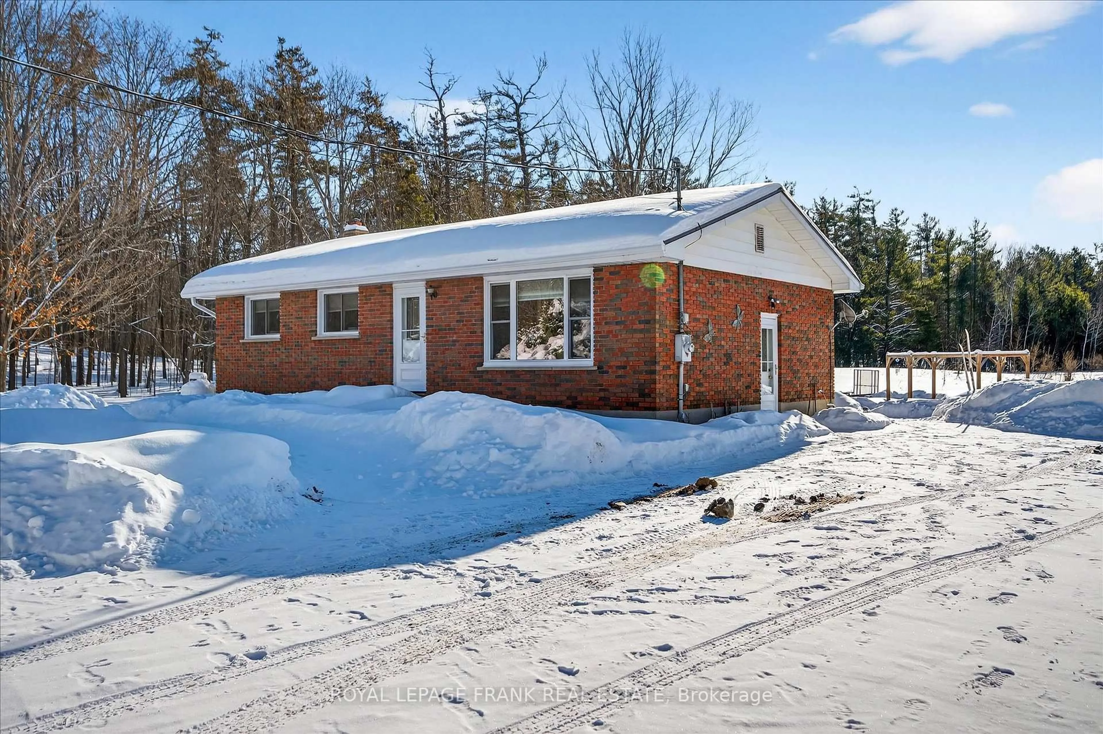 Home with brick exterior material, street for 419 South Beach Rd, Douro-Dummer Ontario K0L 2H0