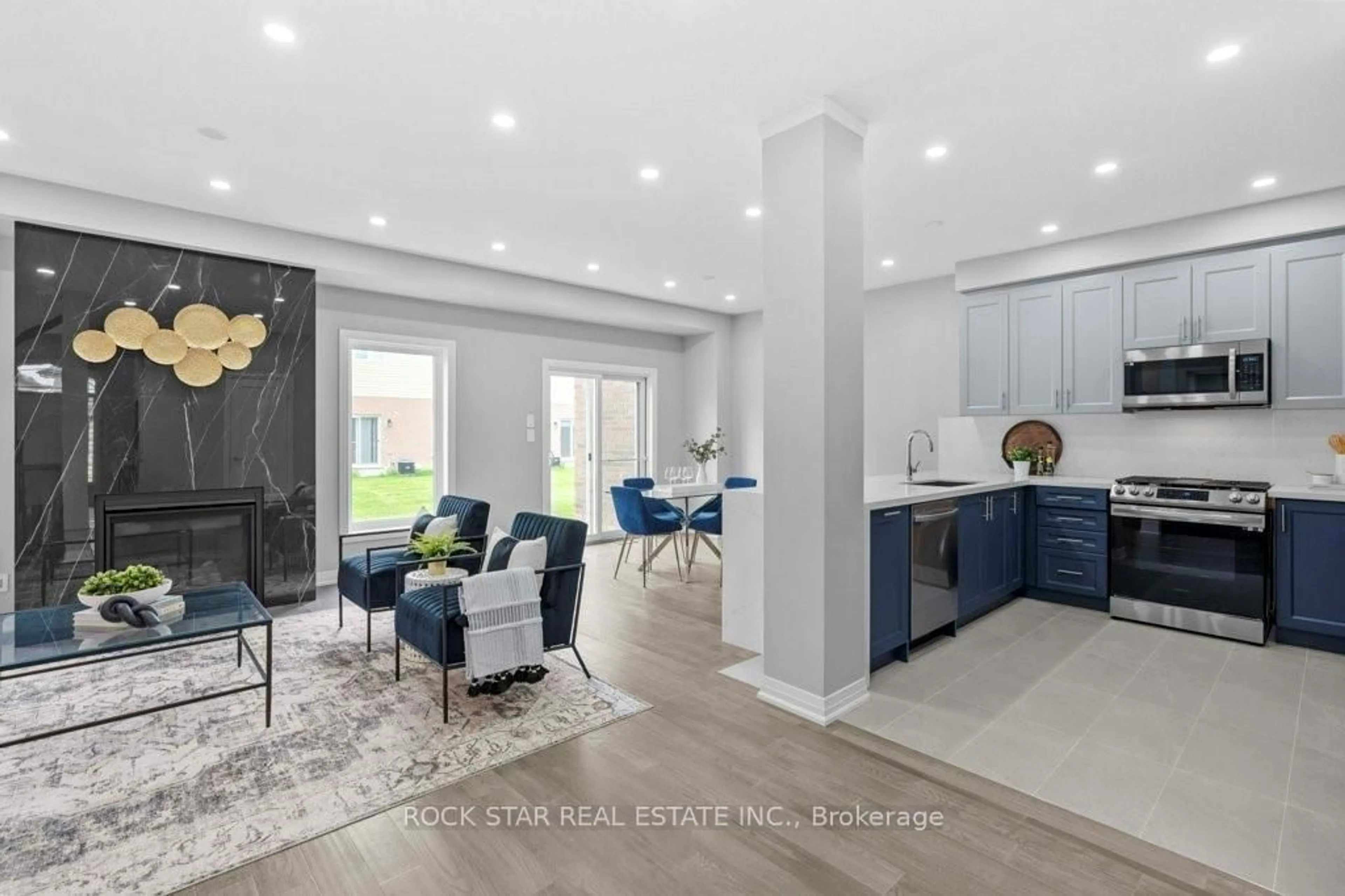 Open concept kitchen, ceramic/tile floor for 161 CITTADELLA Blvd, Hamilton Ontario L0R 1P0