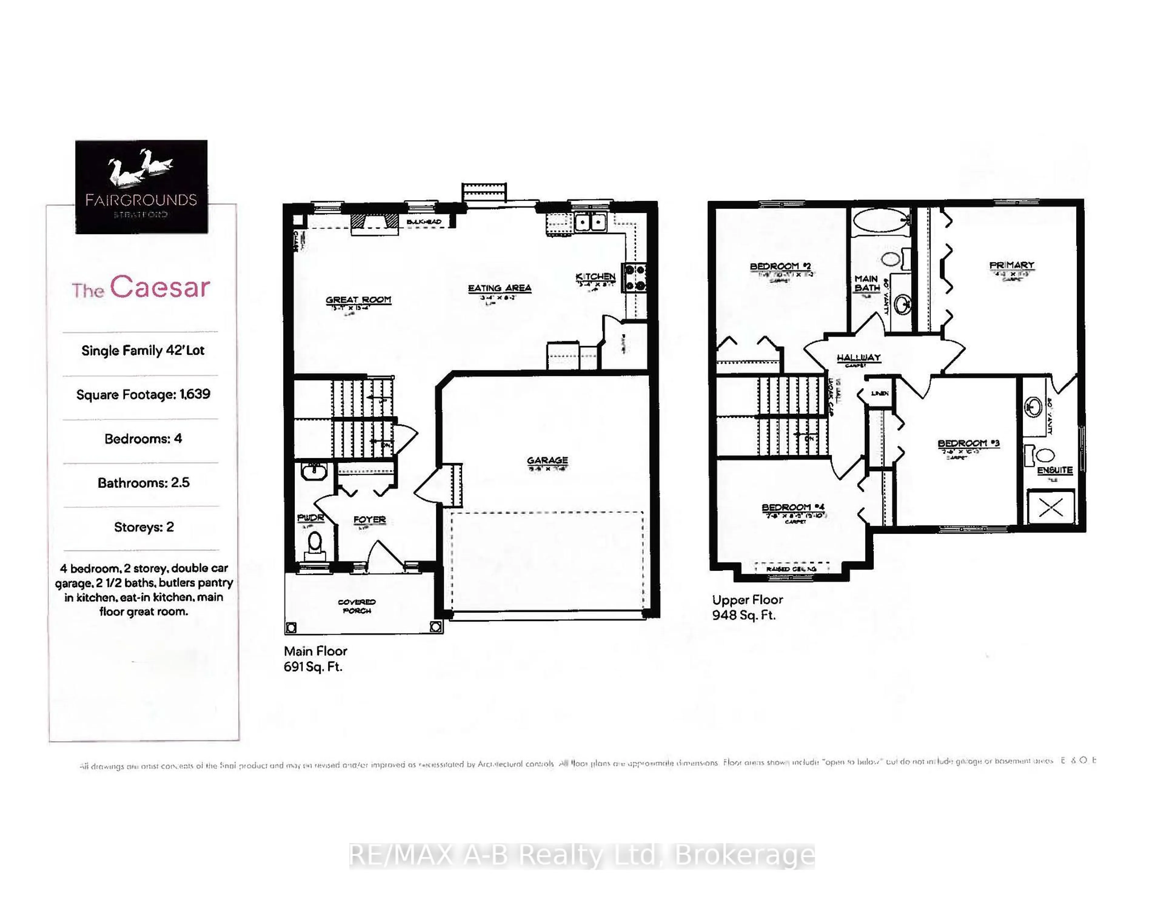 Floor plan for 121 Fergusson Way, Stratford Ontario N5A 0M6