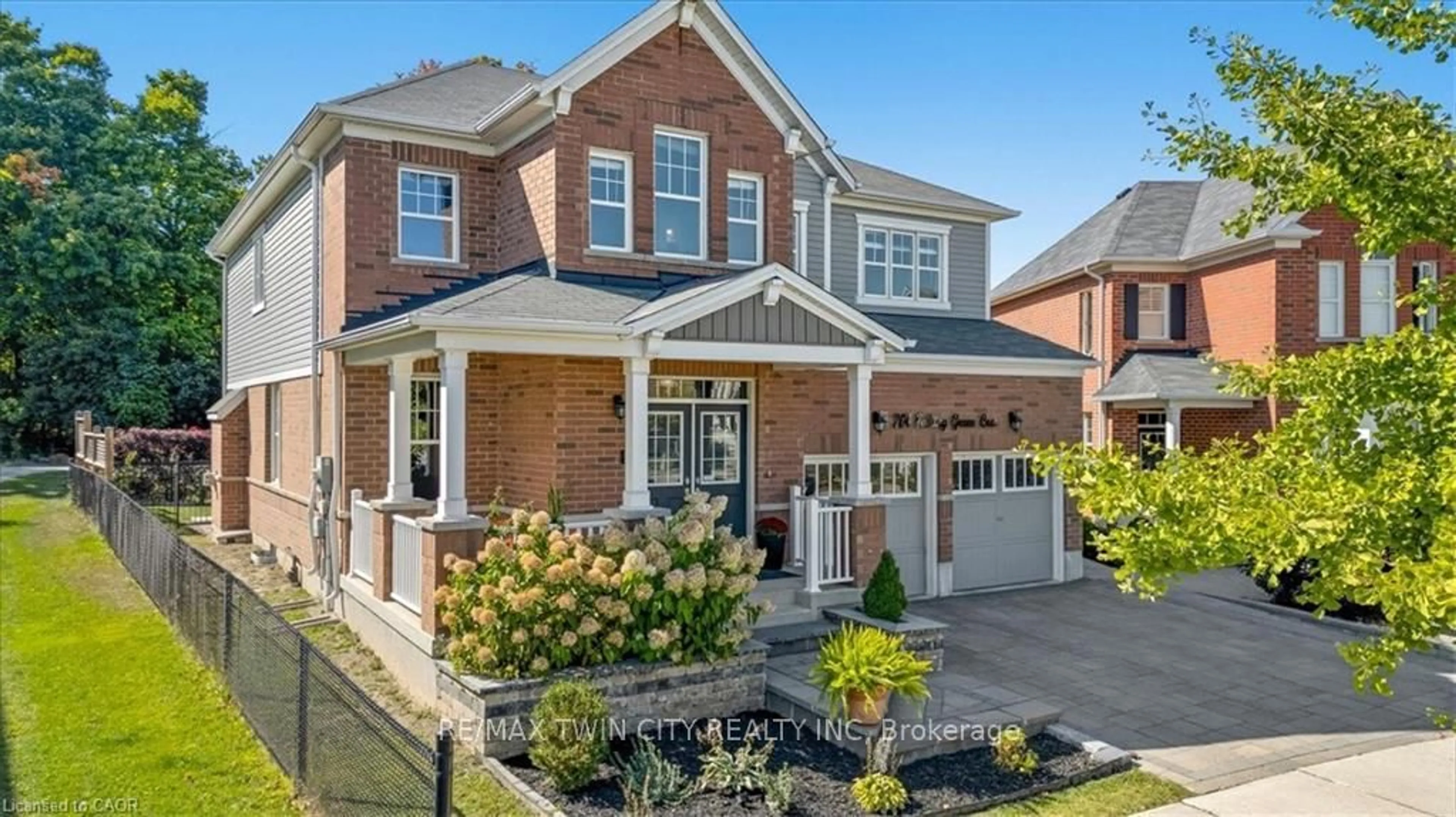 Home with brick exterior material, street for 304 Falling Green Cres, Kitchener Ontario N2R 0E9