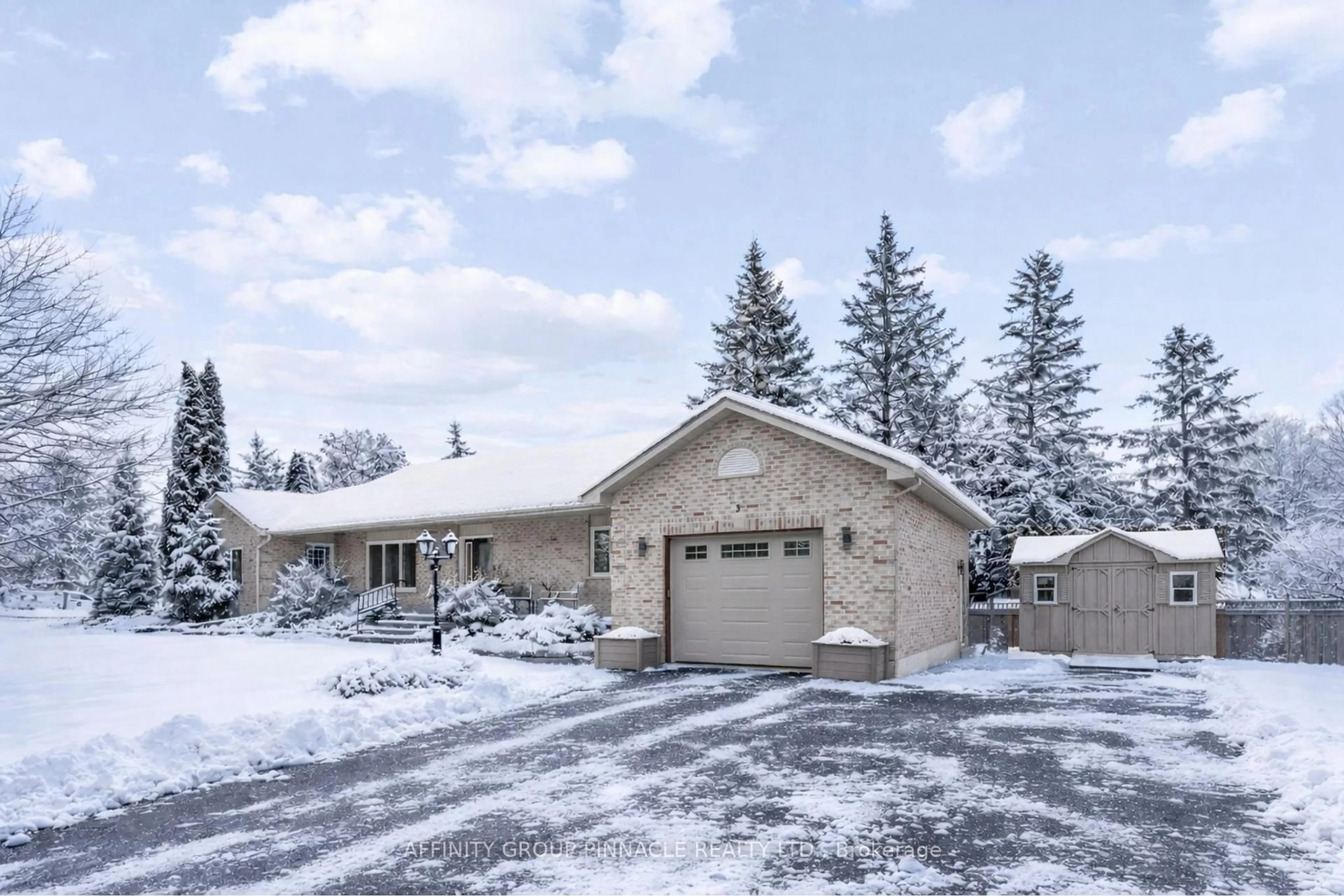 A pic from outside/outdoor area/front of a property/back of a property/a pic from drone, street for 3 David Dr, Kawartha Lakes Ontario K9V 5G7