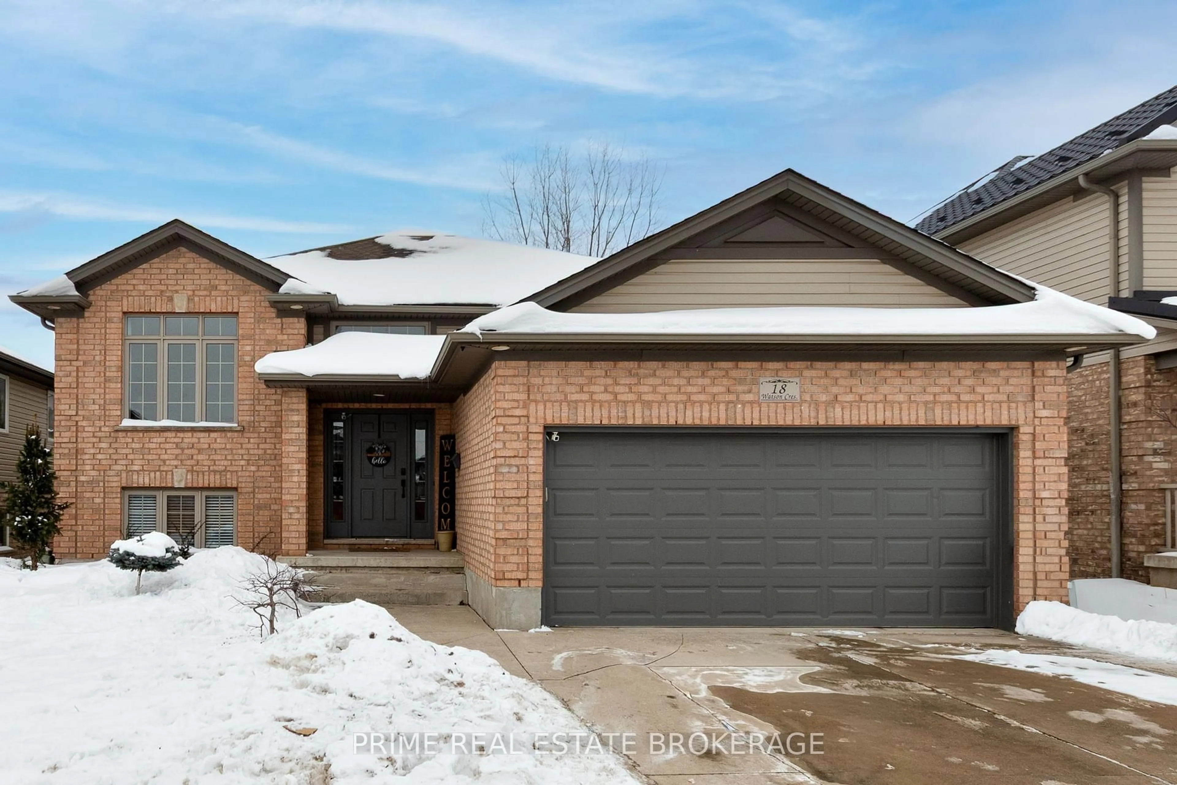 Home with brick exterior material, street for 18 Watson Cres, Central Elgin Ontario N5P 4P9