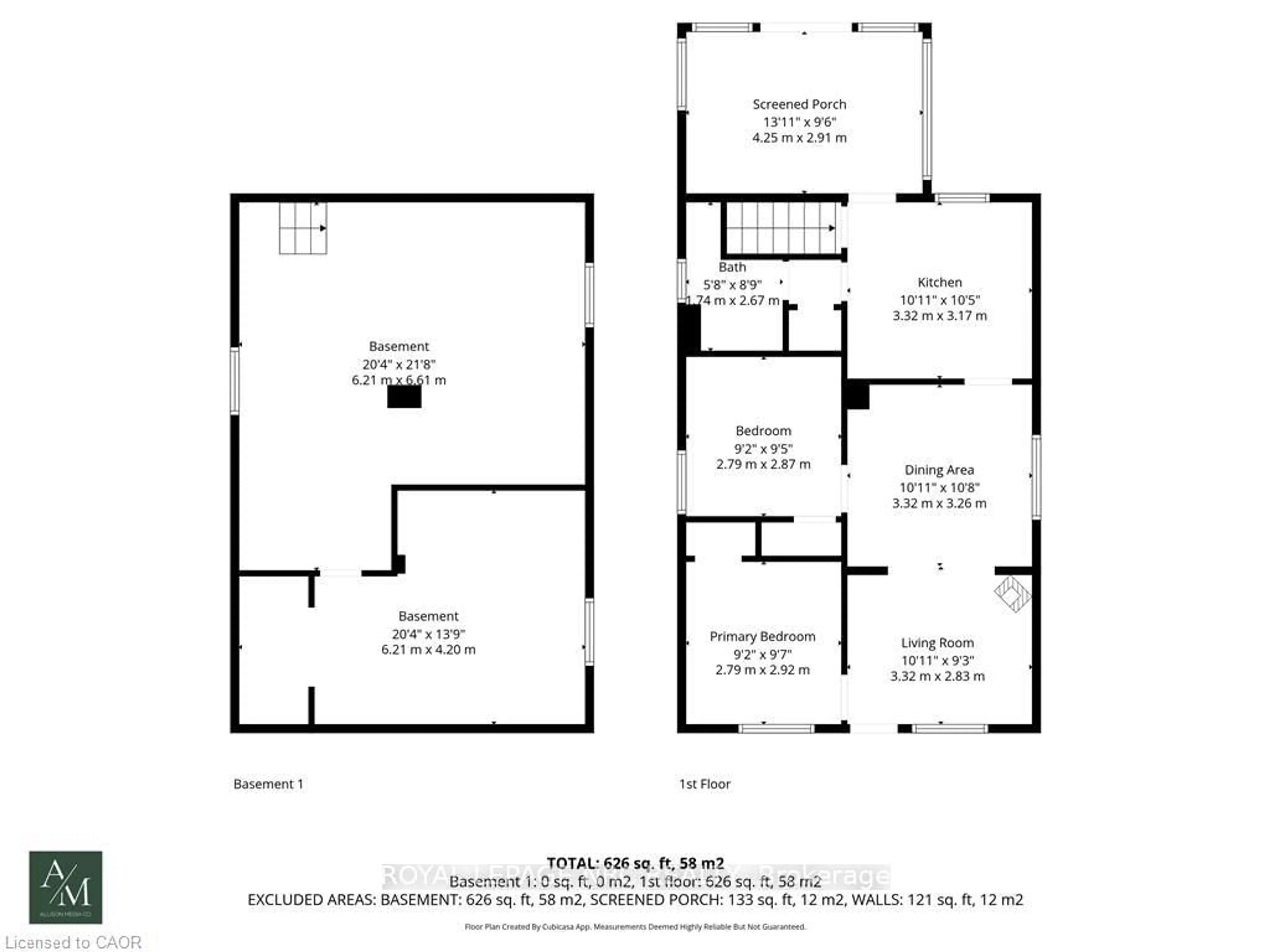 Floor plan for 16 Louisa St, St. Catharines Ontario L2R 2J6