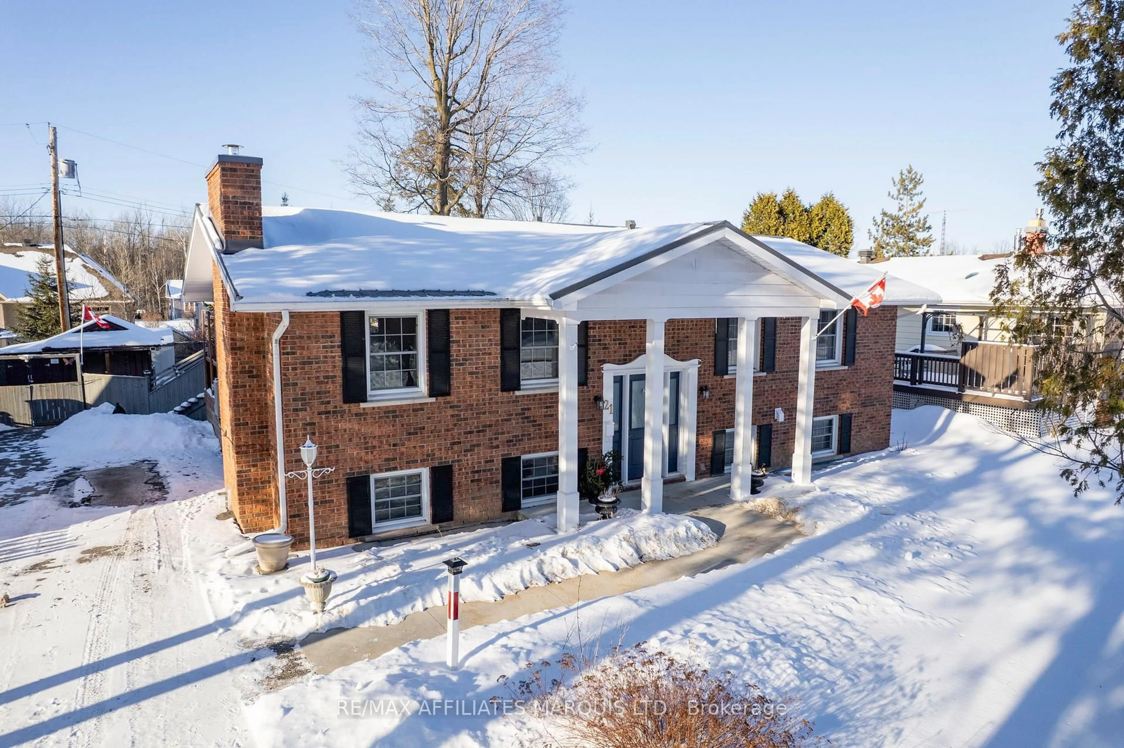 Home with brick exterior material, street for 21 Spruce St, South Stormont Ontario K0C 1M0