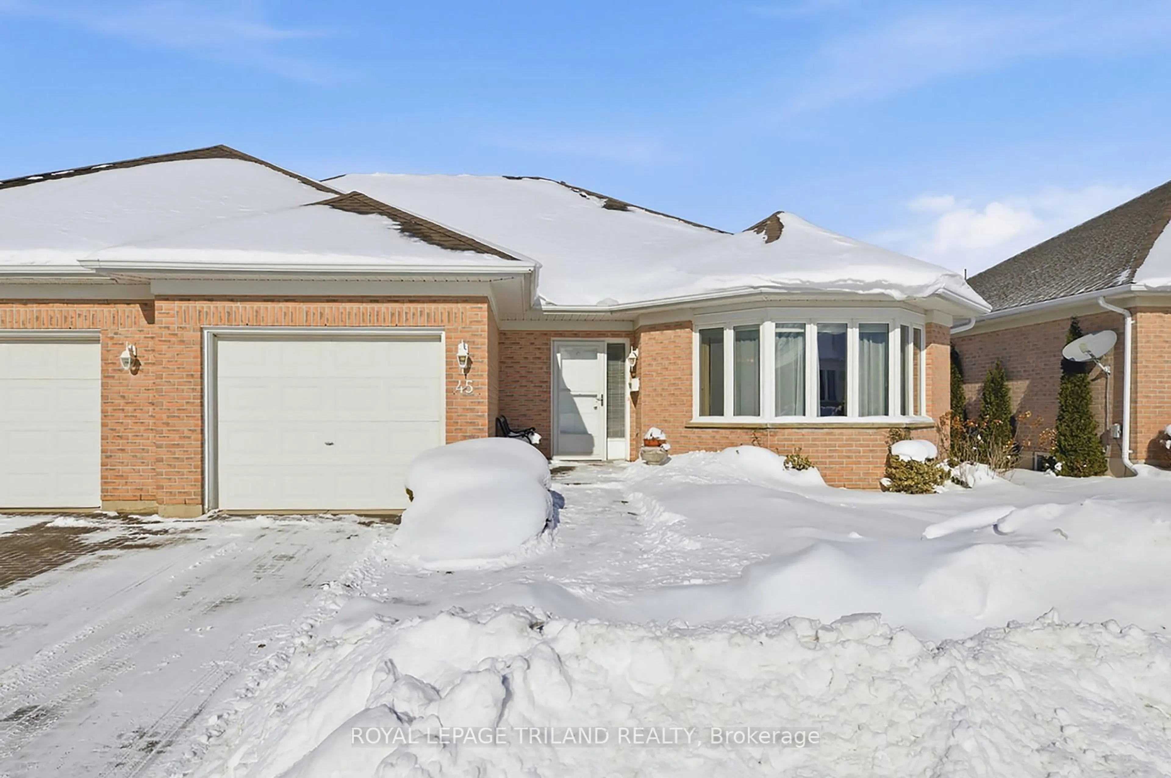 Home with brick exterior material, street for 45 ILDERBROOK Circ, Middlesex Centre Ontario N0M 2A0