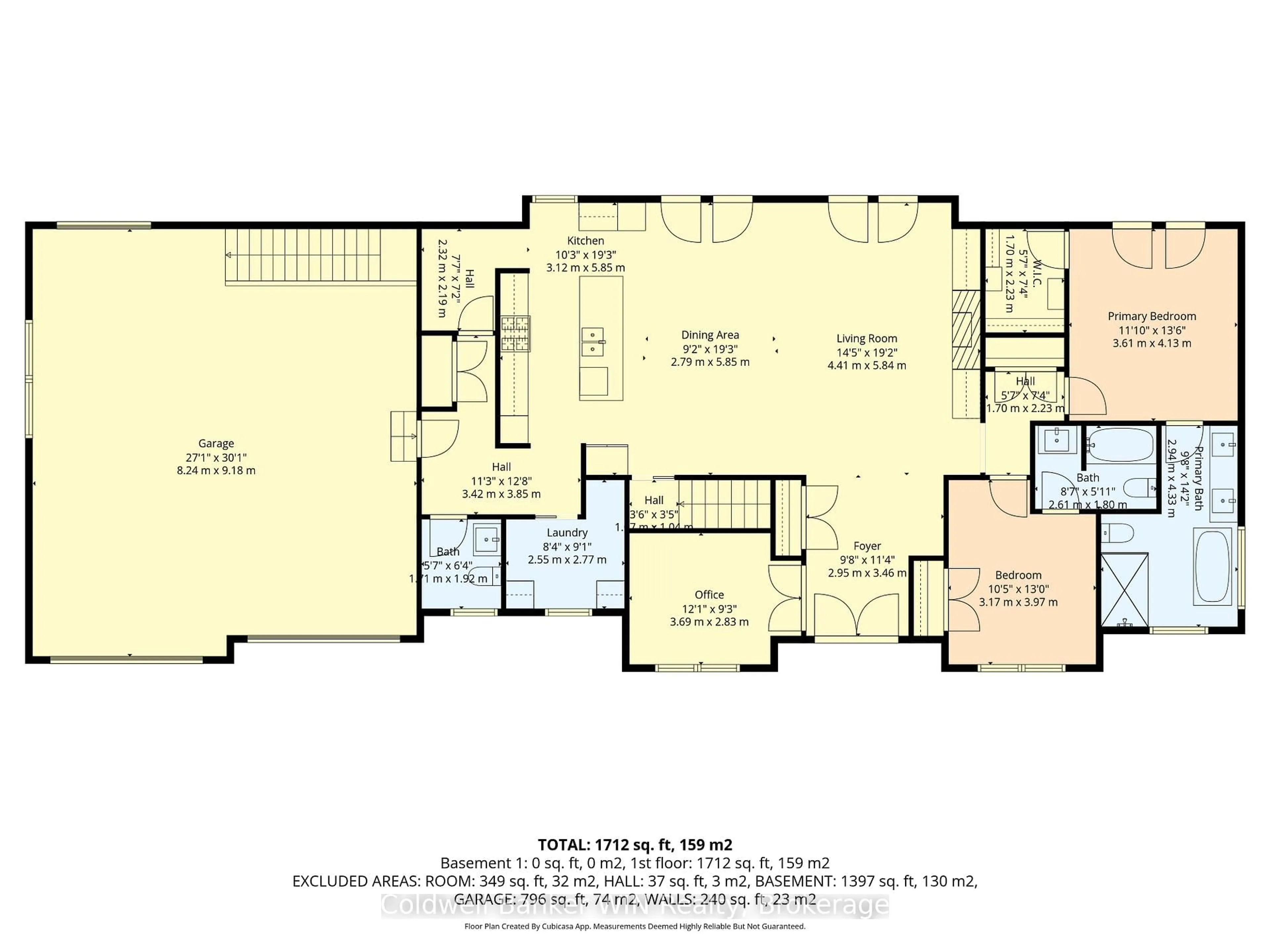 Floor plan for 155 Marshall Hts, West Grey Ontario N0G 1R0