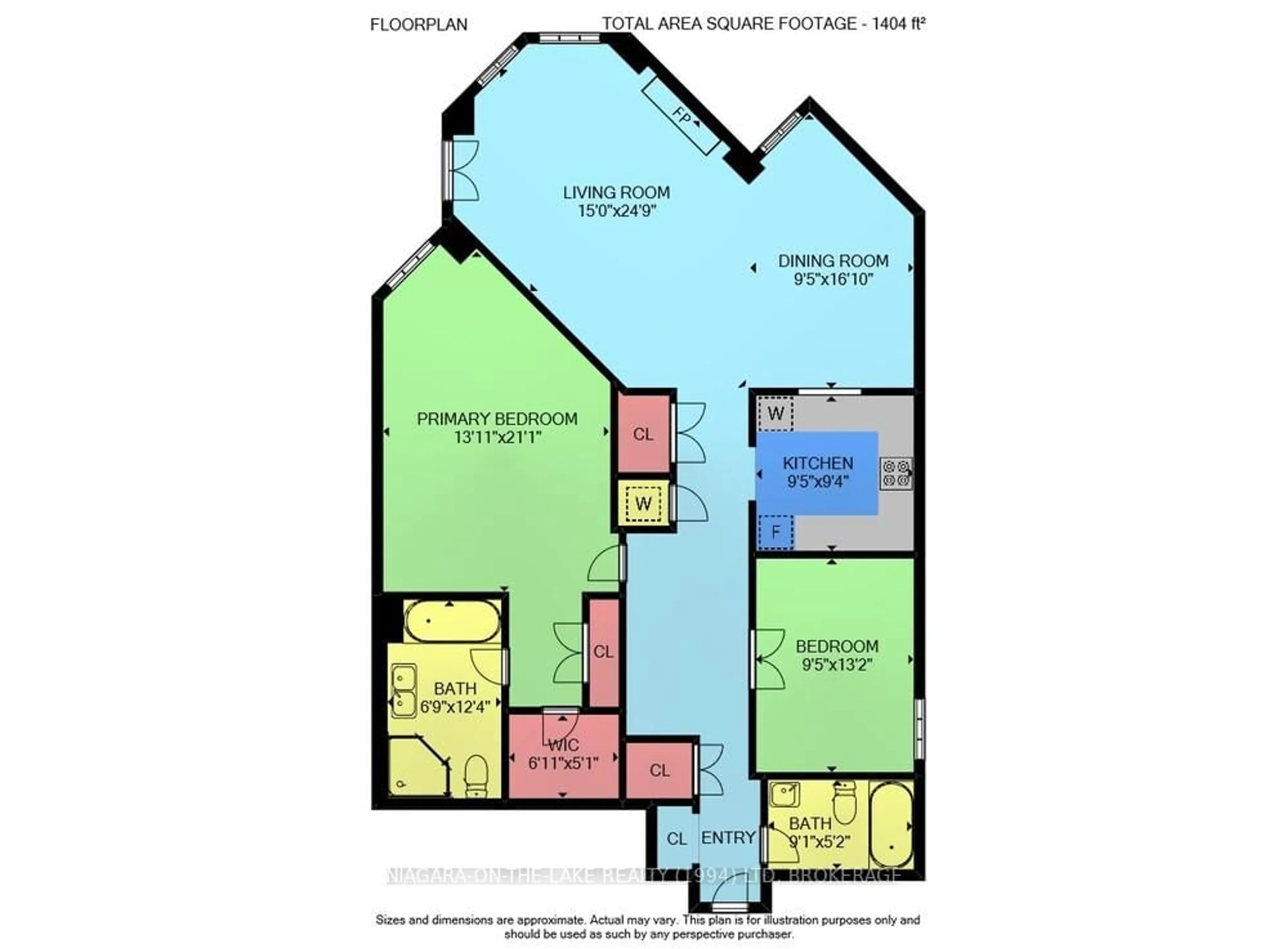 Floor plan for 215 Ricardo St #107, Niagara-on-the-Lake Ontario L0S 1J0