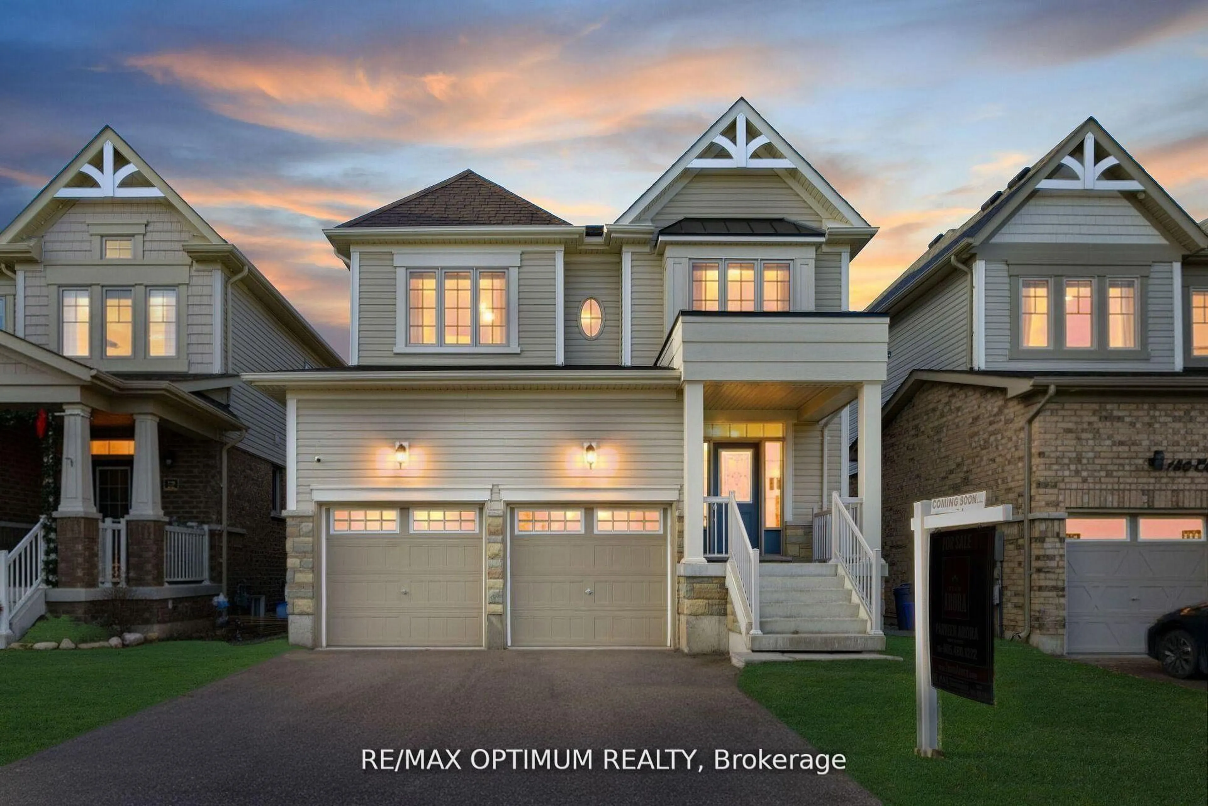 Home with vinyl exterior material, street for 184 EDGAR BONNER Ave, Guelph/Eramosa Ontario N0B 2K0