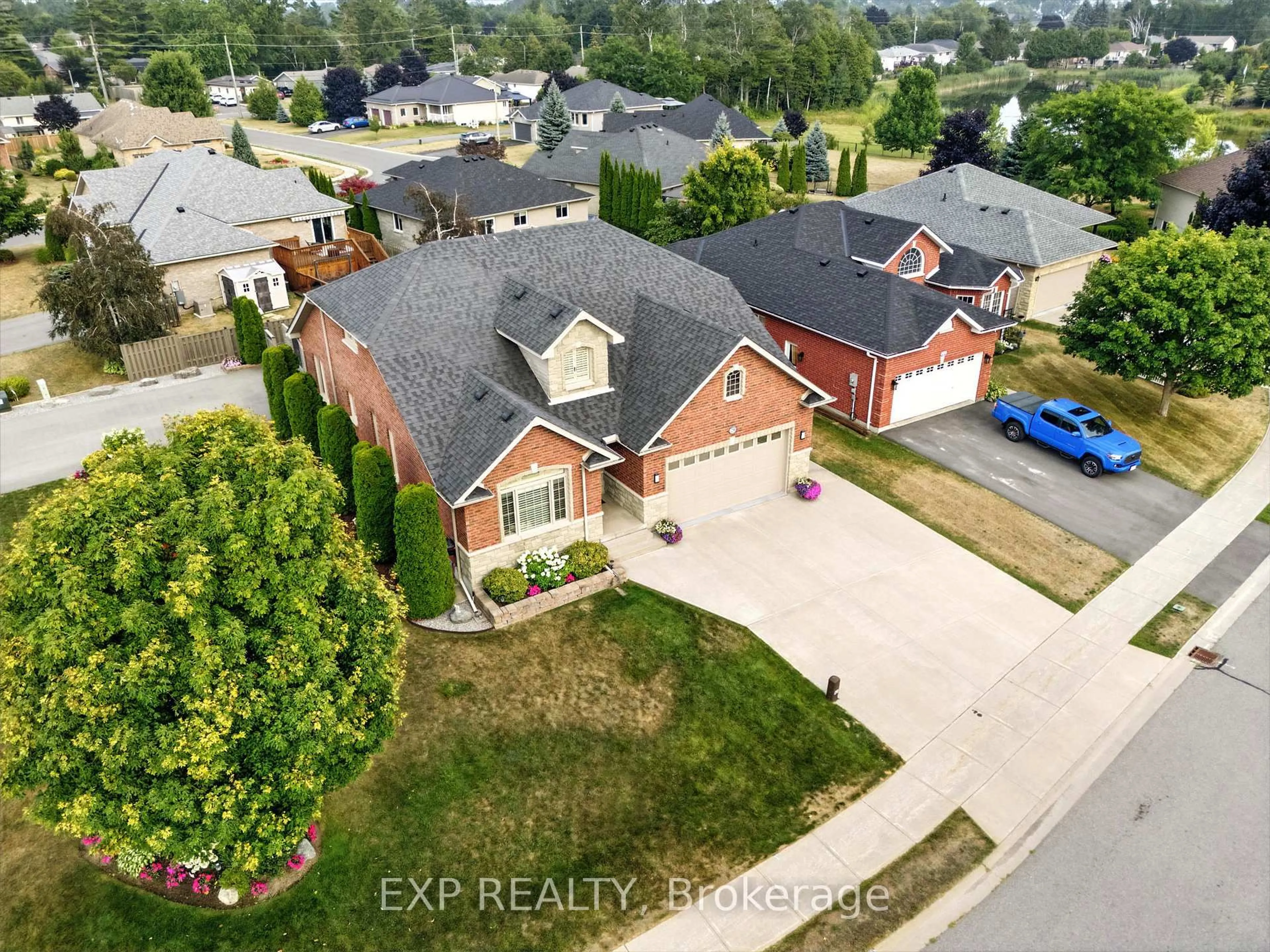 A pic from outside/outdoor area/front of a property/back of a property/a pic from drone, street for 24 Nautical Lane, Brighton Ontario K0K 1H0