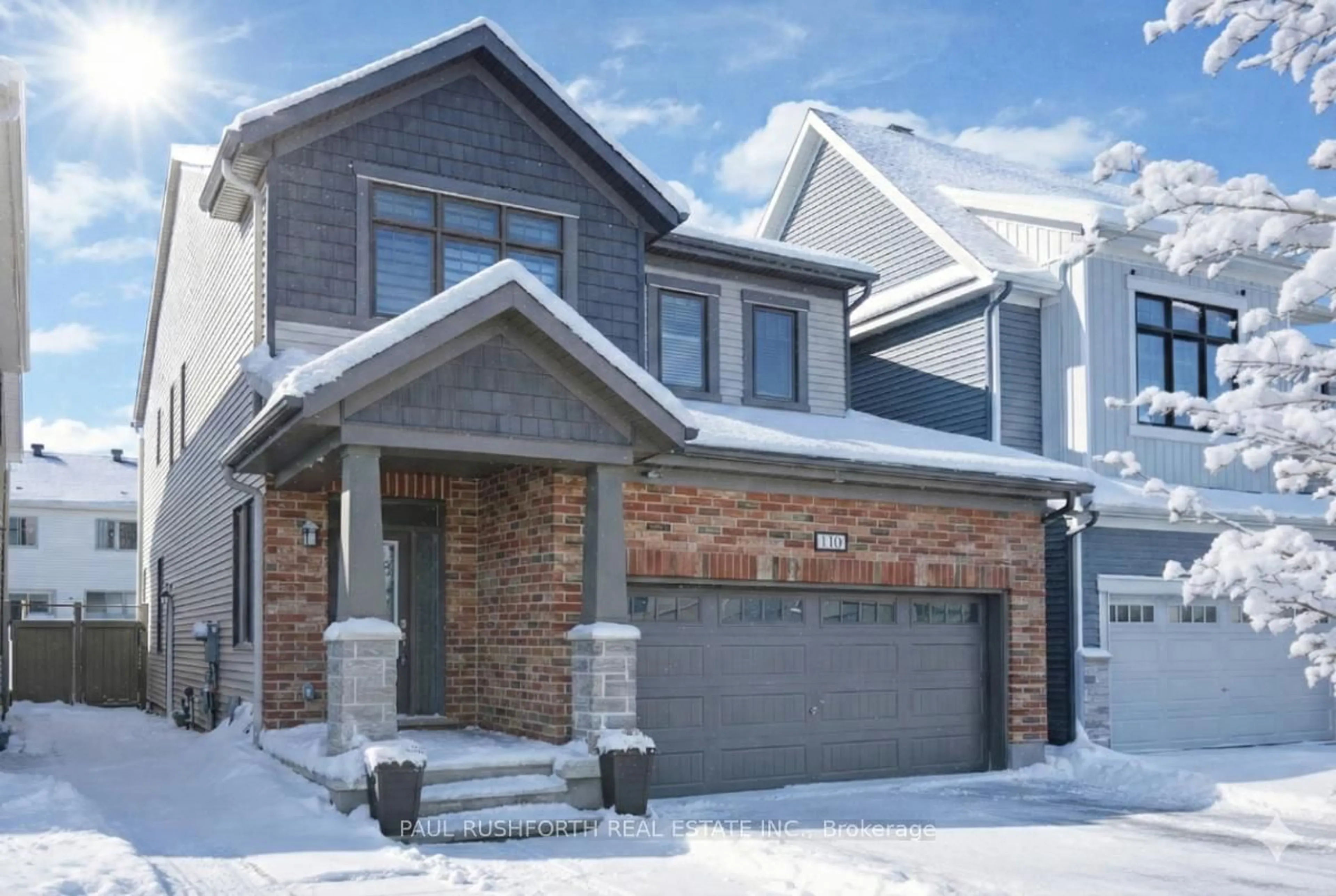 Home with brick exterior material, street for 110 Reliance Rdge, Ottawa Ontario K2V 0R5