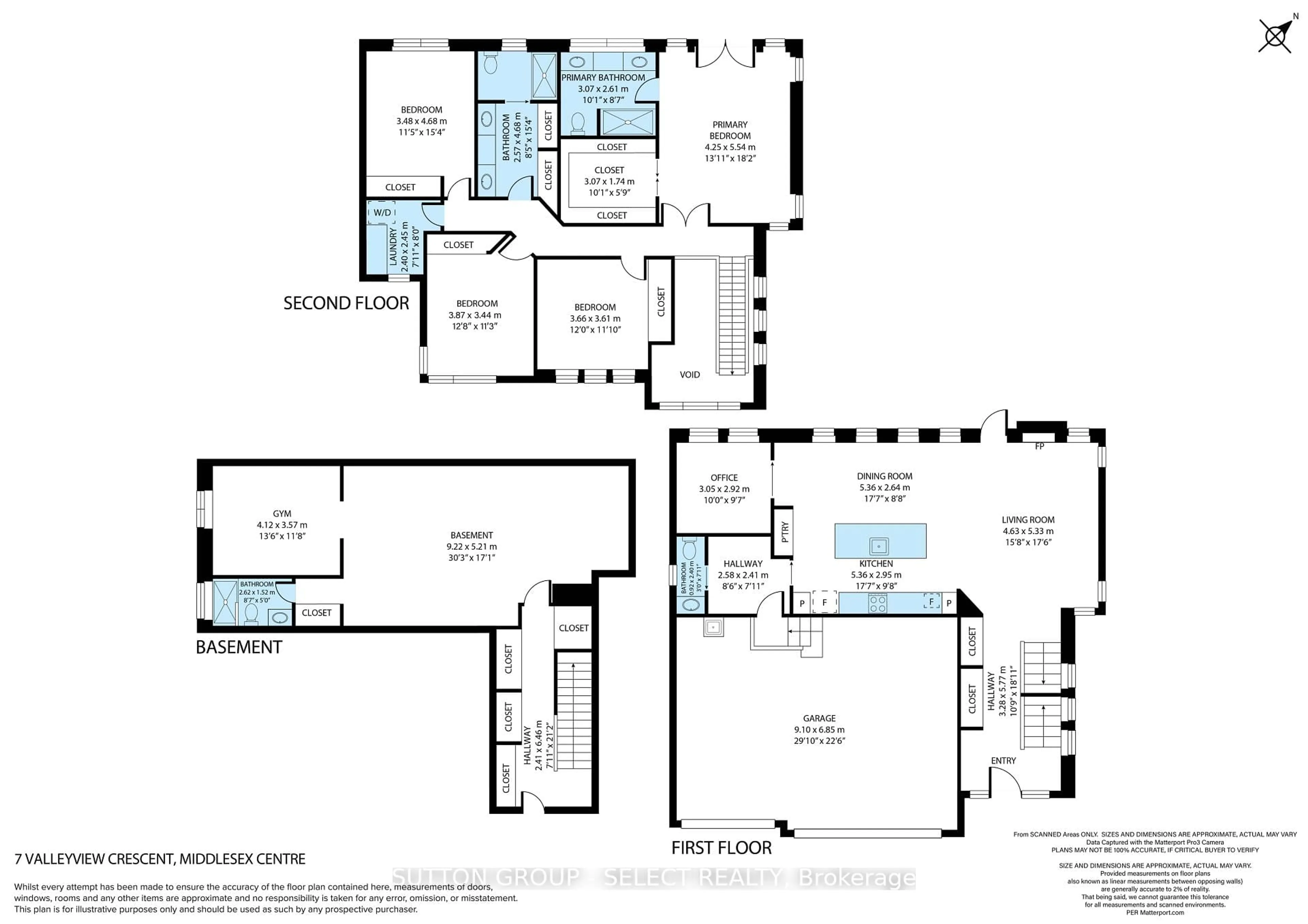 Floor plan for 7 Valleyview Cres, Middlesex Centre Ontario N0L 1R0