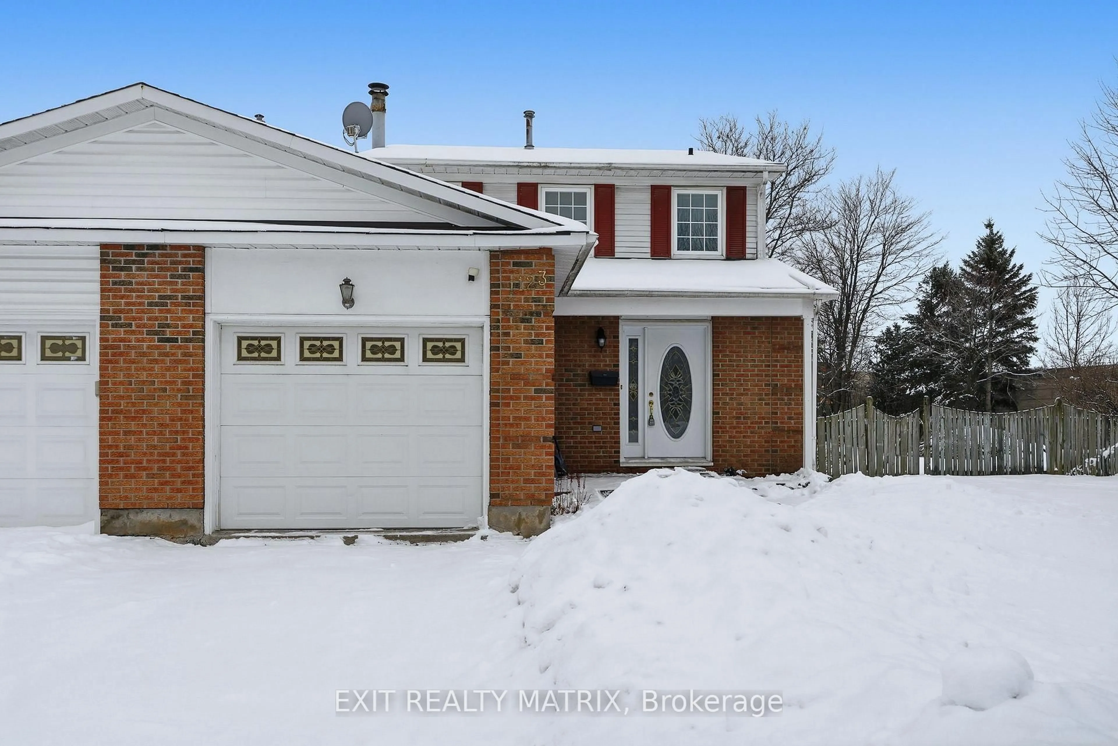 Home with brick exterior material, street for 1123 Burgundy Lane, Orleans Ontario K1C 2M9
