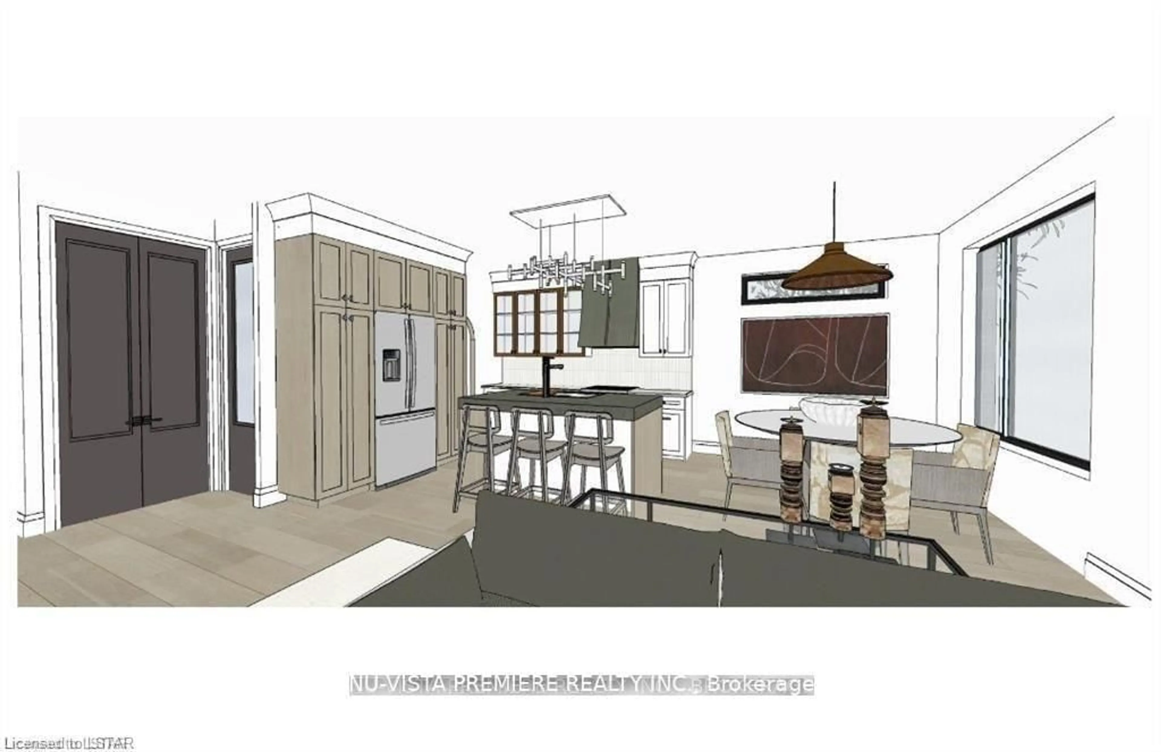 Open concept kitchen, unknown for 836 Gatestone Rd, London South Ontario N6M 1C1