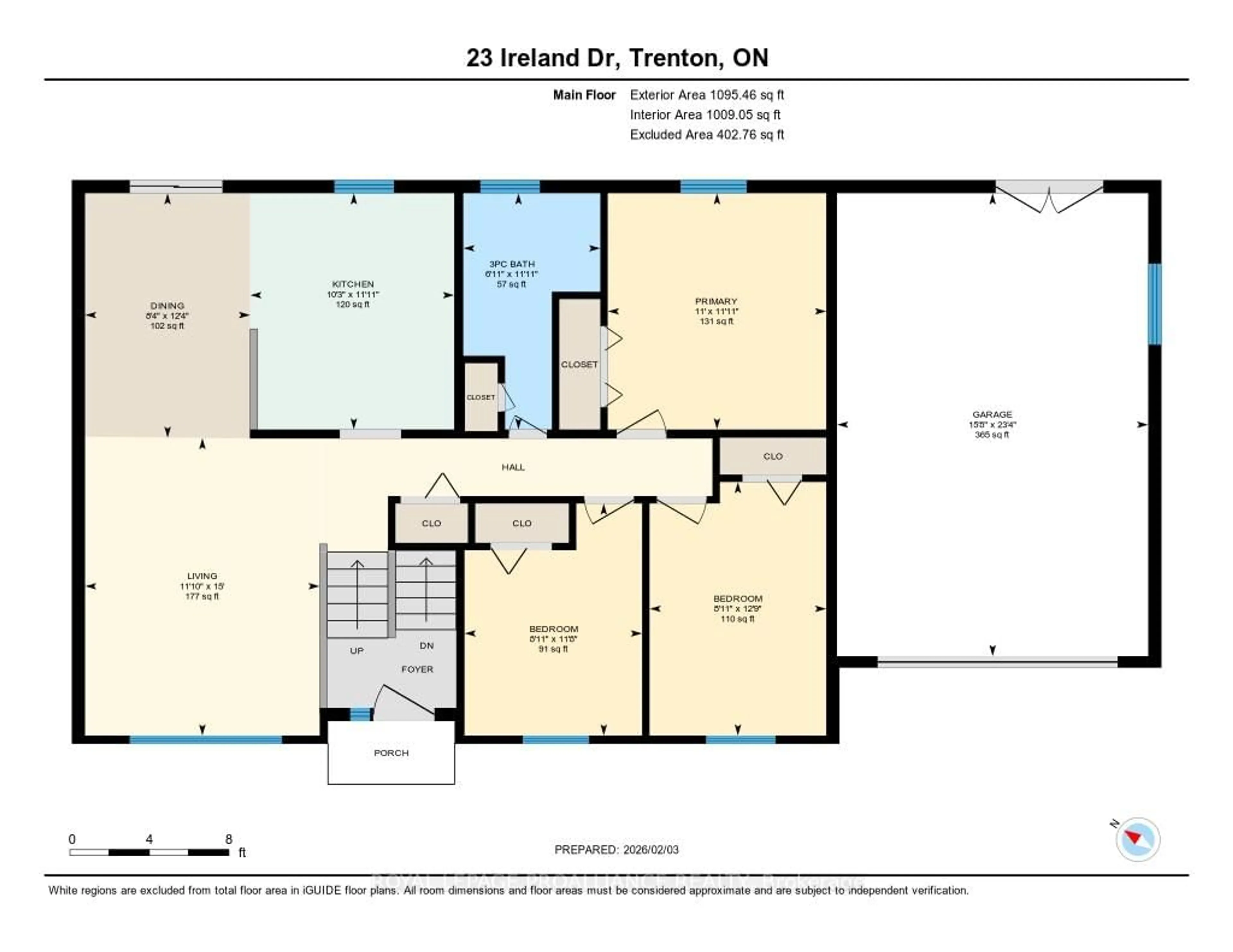 Floor plan for 23 Ireland Dr, Quinte West Ontario K8V 5X4