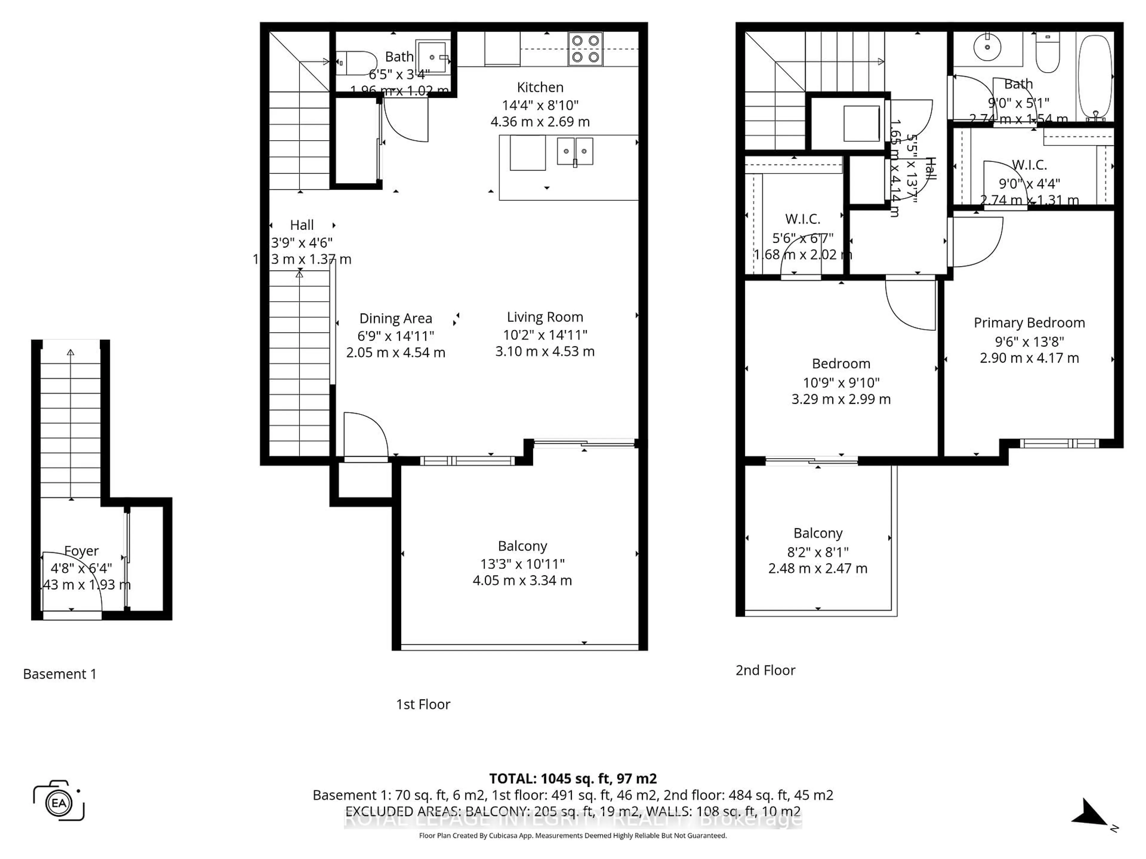 Floor plan for 78 Lyrid Private, Ottawa Ontario K2J 6N3