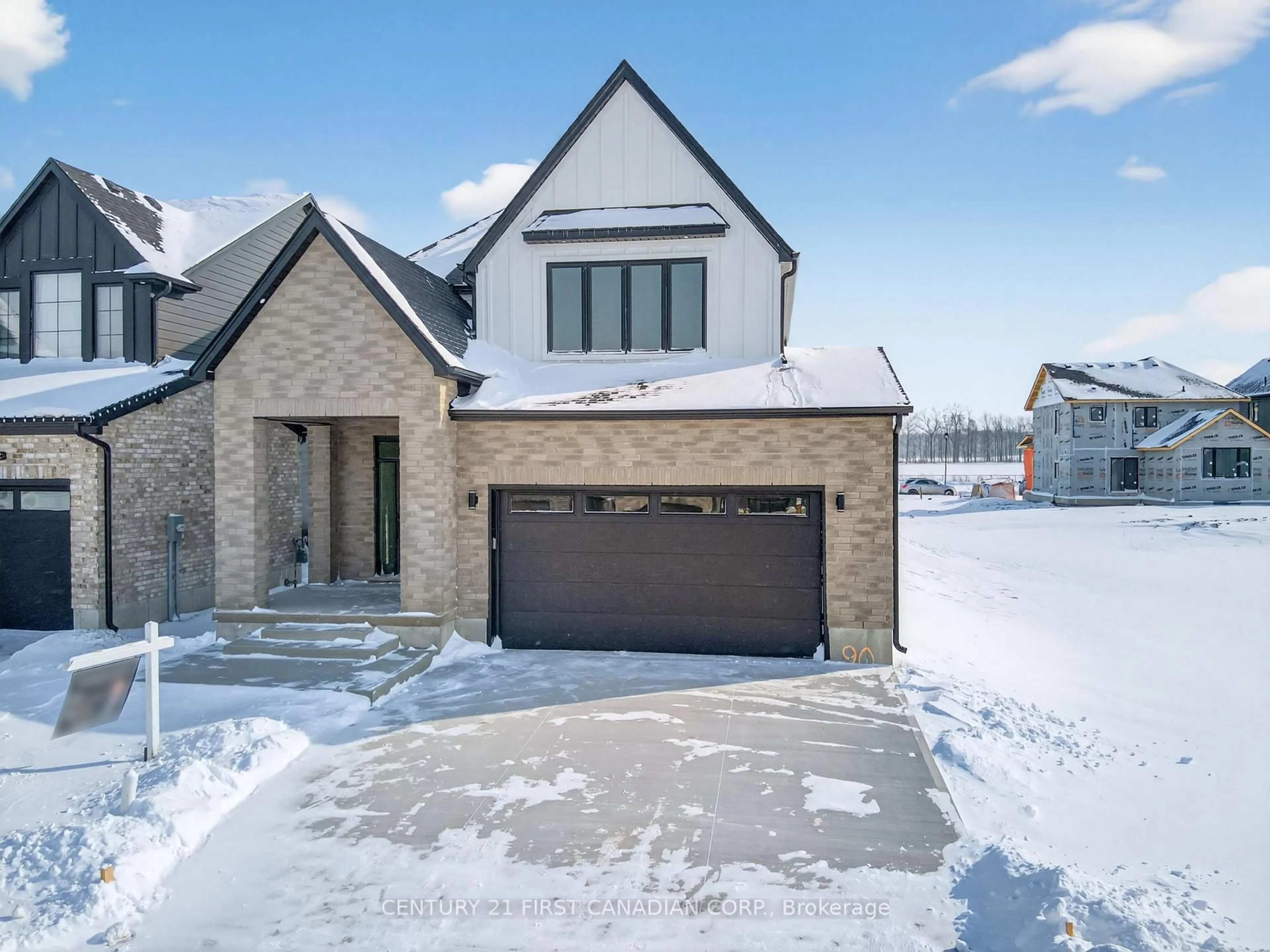 Home with brick exterior material, street for 12 Sheldabren St, North Middlesex Ontario N0M 1A0