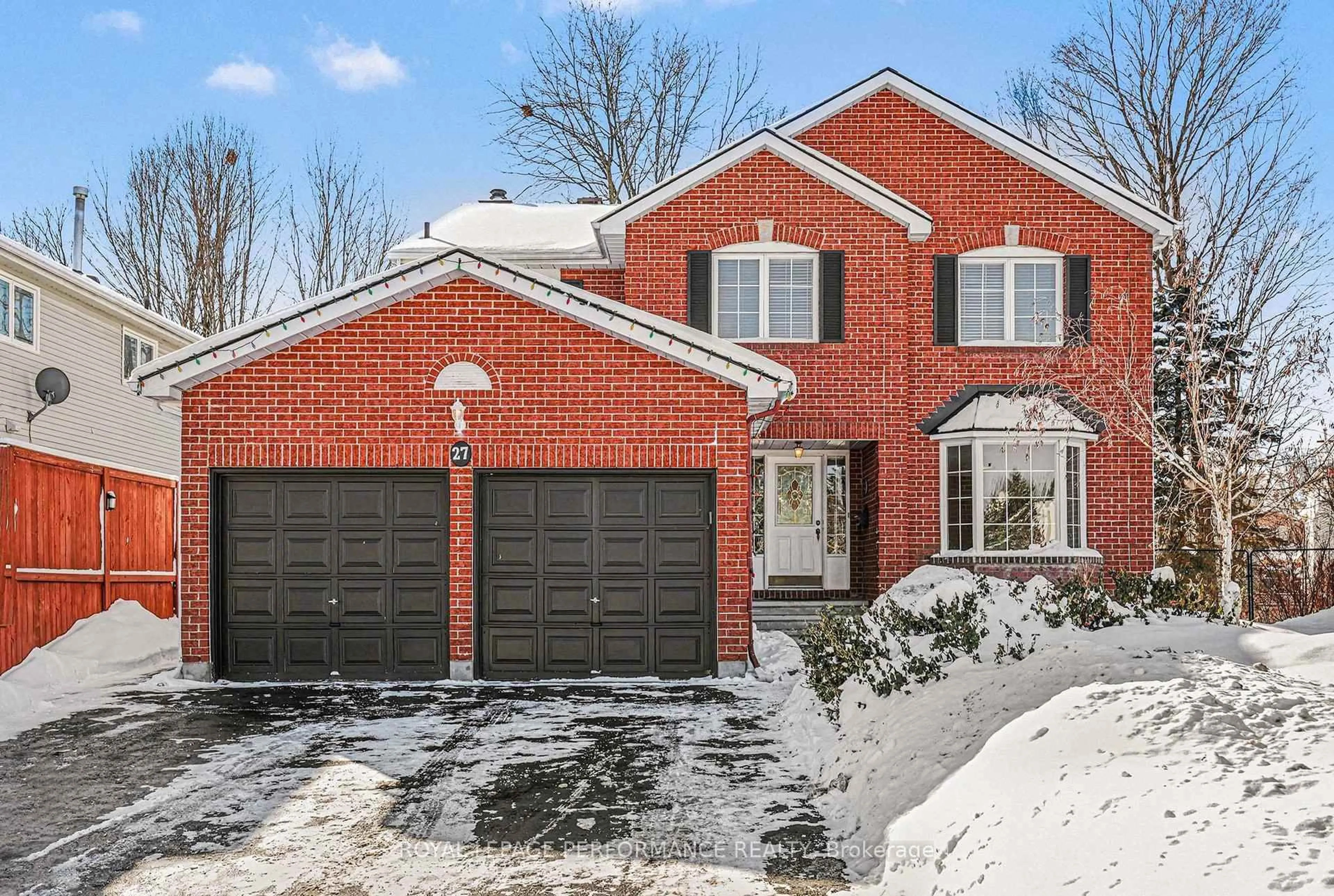 Home with brick exterior material, street for 27 Beamish Cres, Ottawa Ontario K2K 2R6