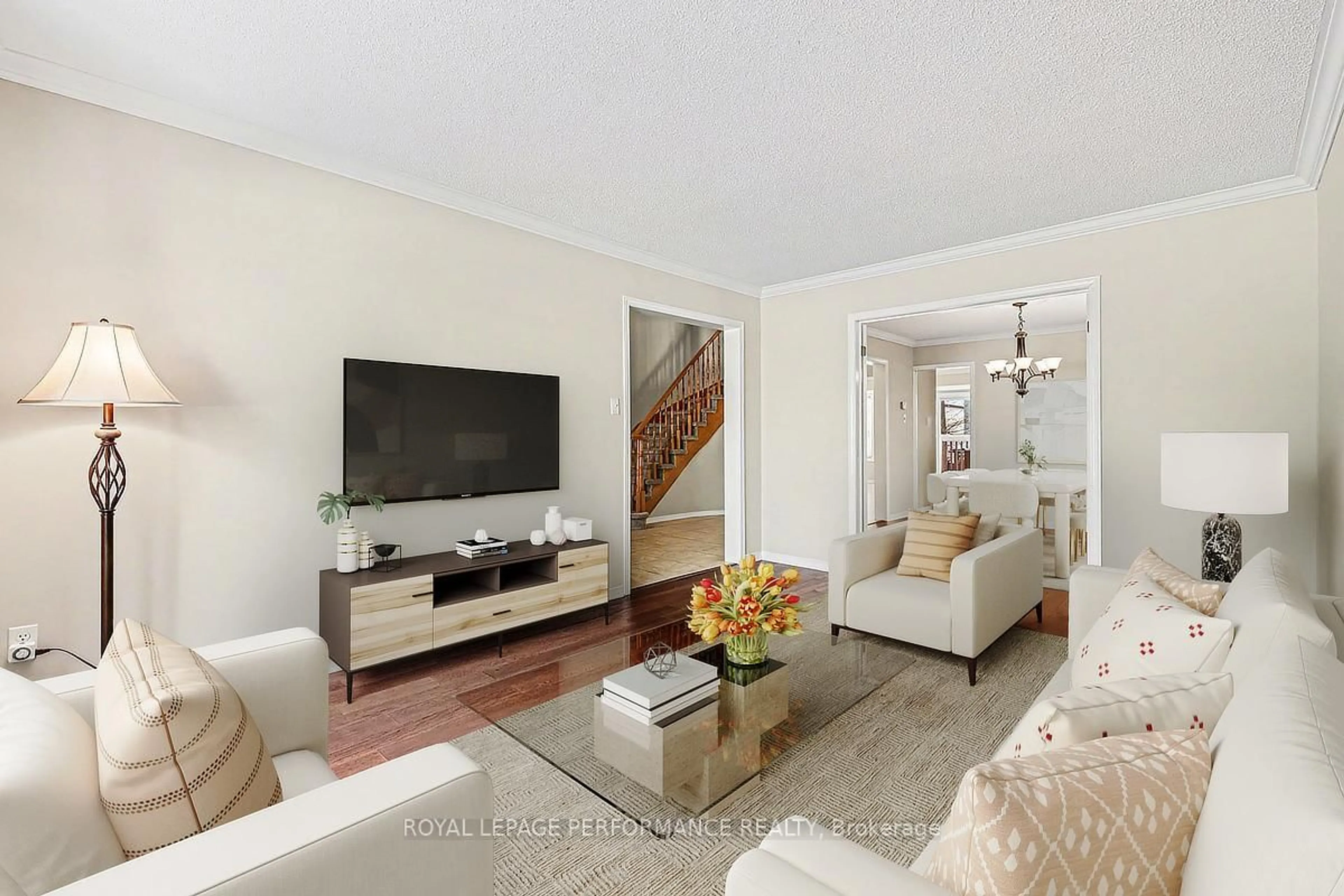 Living room with furniture, unknown for 27 Beamish Cres, Ottawa Ontario K2K 2R6