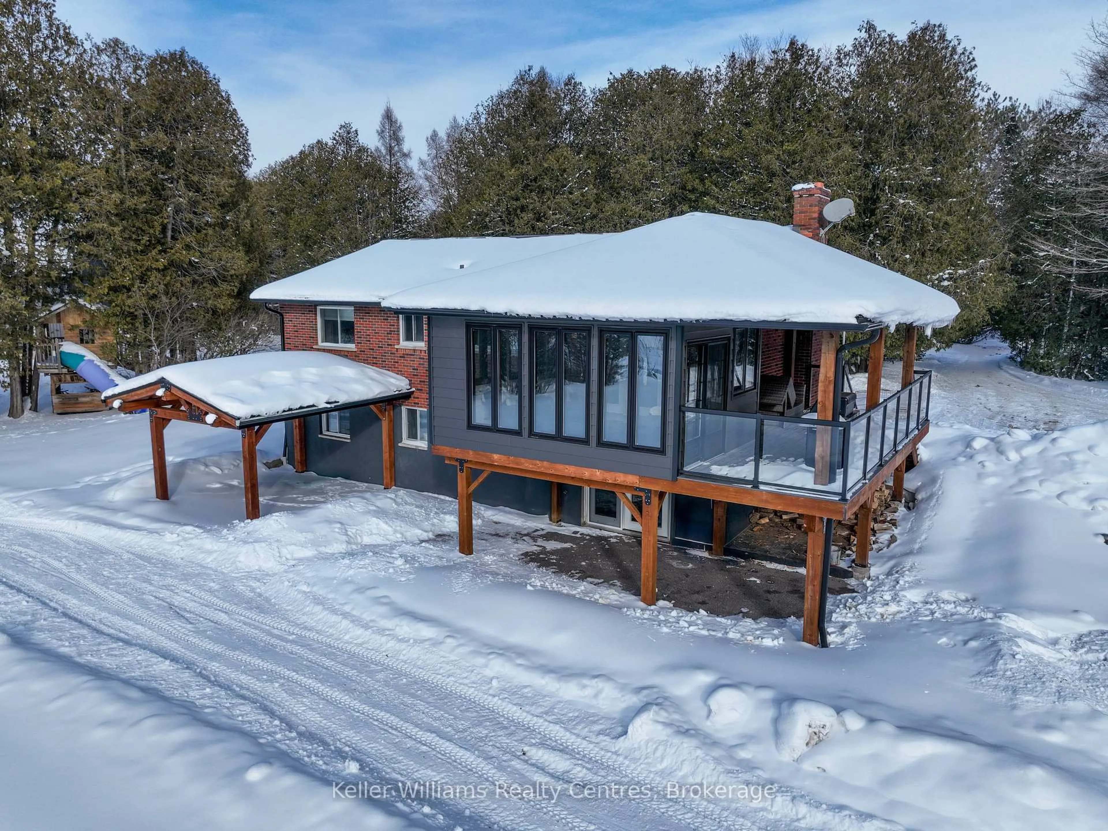 A pic from outside/outdoor area/front of a property/back of a property/a pic from drone, unknown for 173680 MULOCK Rd, West Grey Ontario N4N 3B9