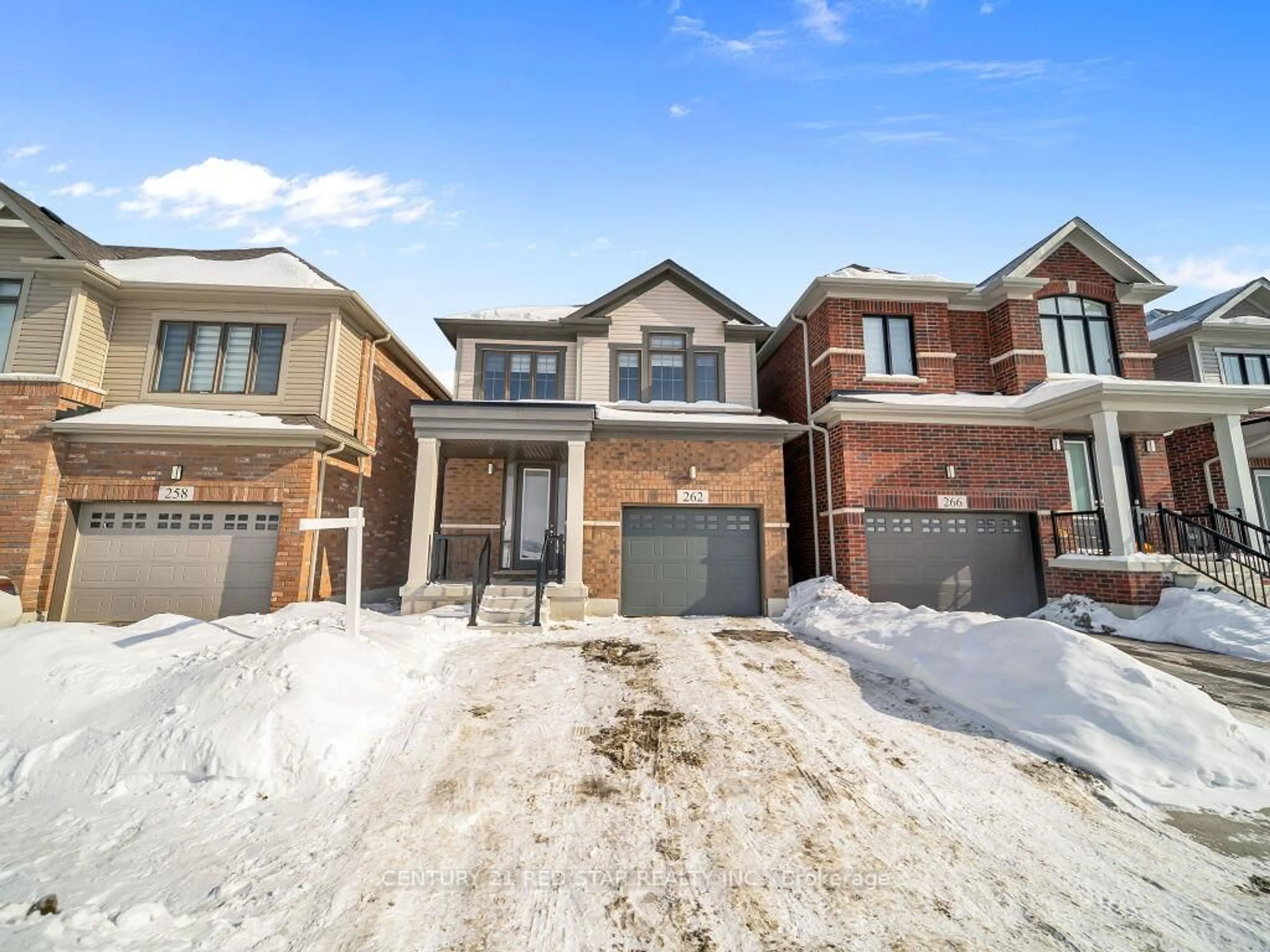 Home with brick exterior material, street for 262 Newman Dr, Cambridge Ontario N1S 0E1