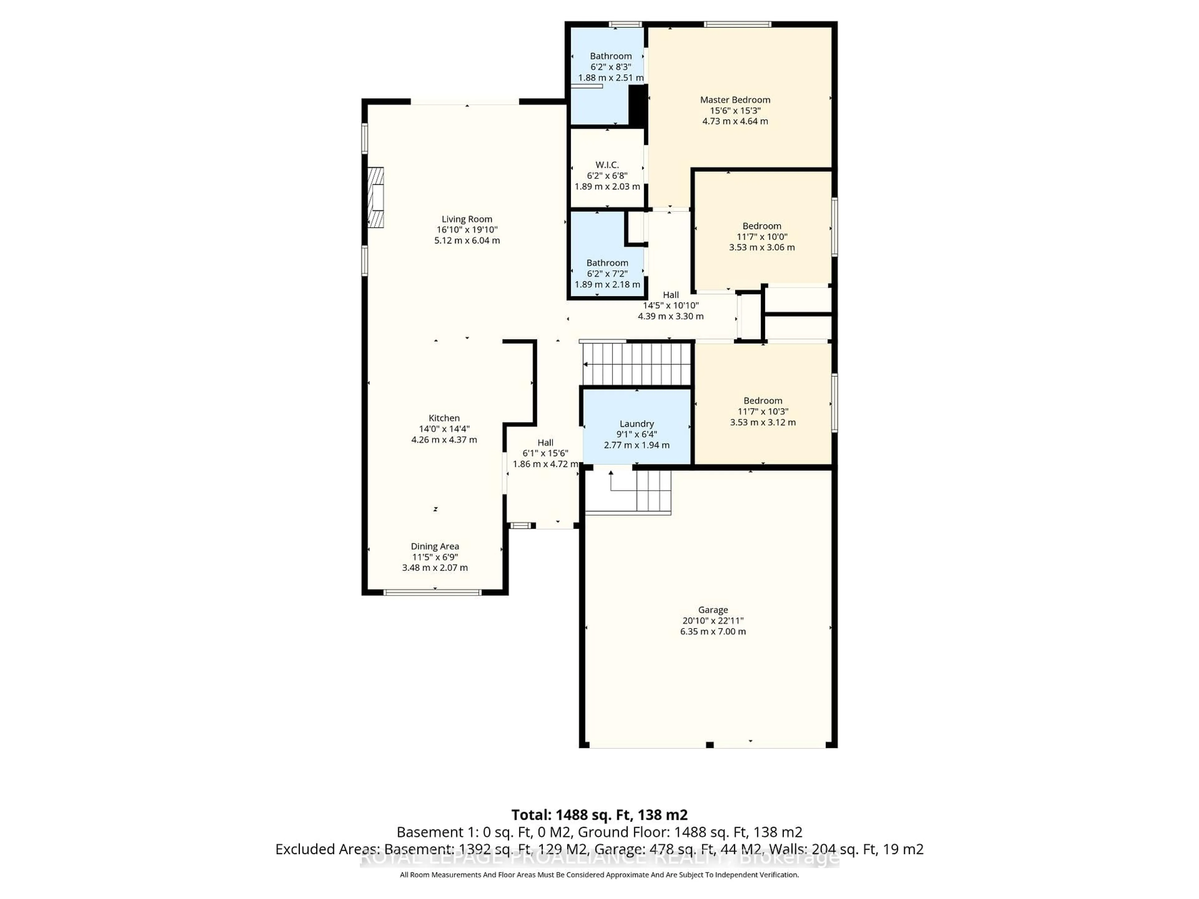 Floor plan for 48 Schmidt Way, Quinte West Ontario K8V 0L6