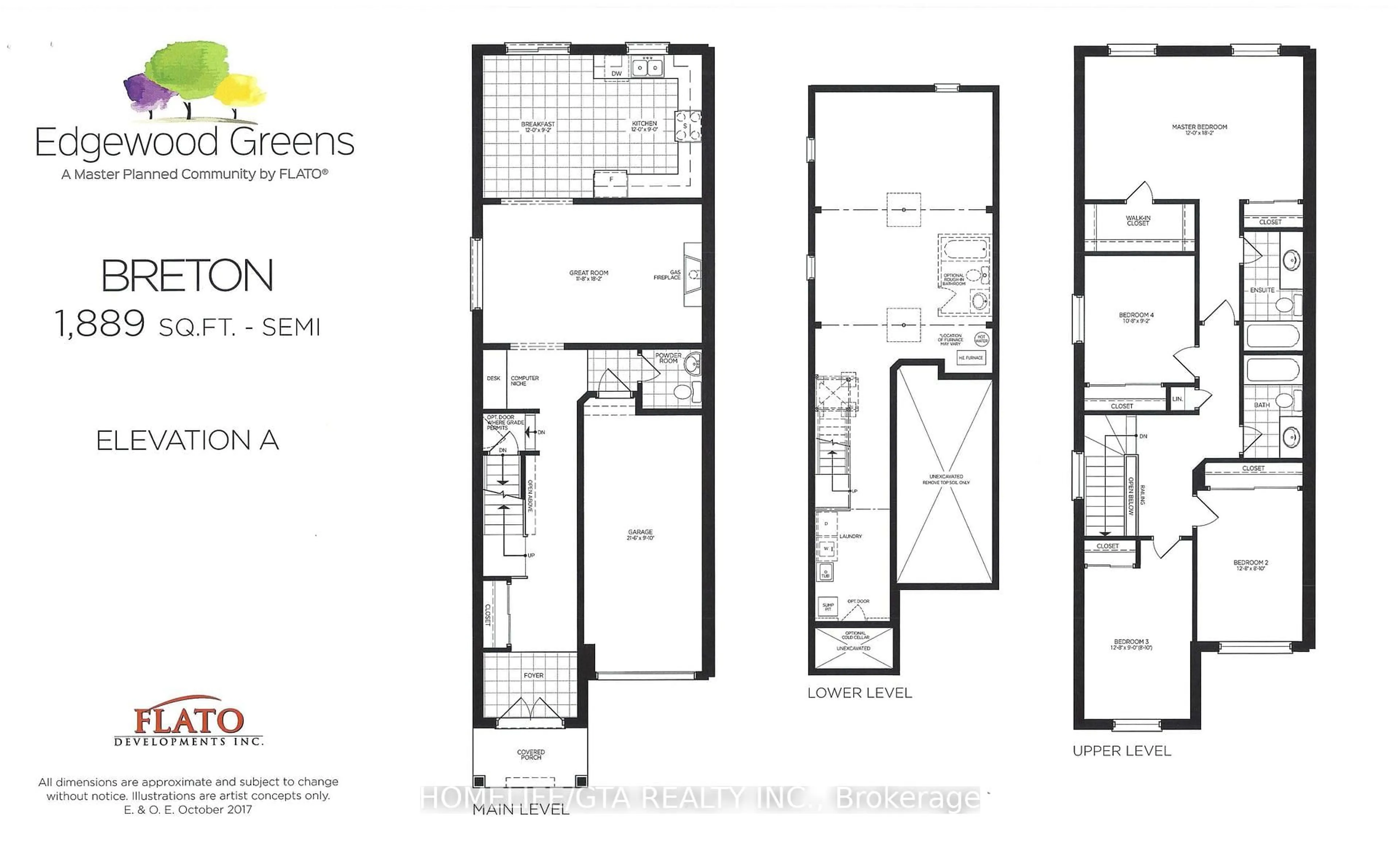 Floor plan for 149 Seeley Ave, Southgate Ontario L4C 4Z6
