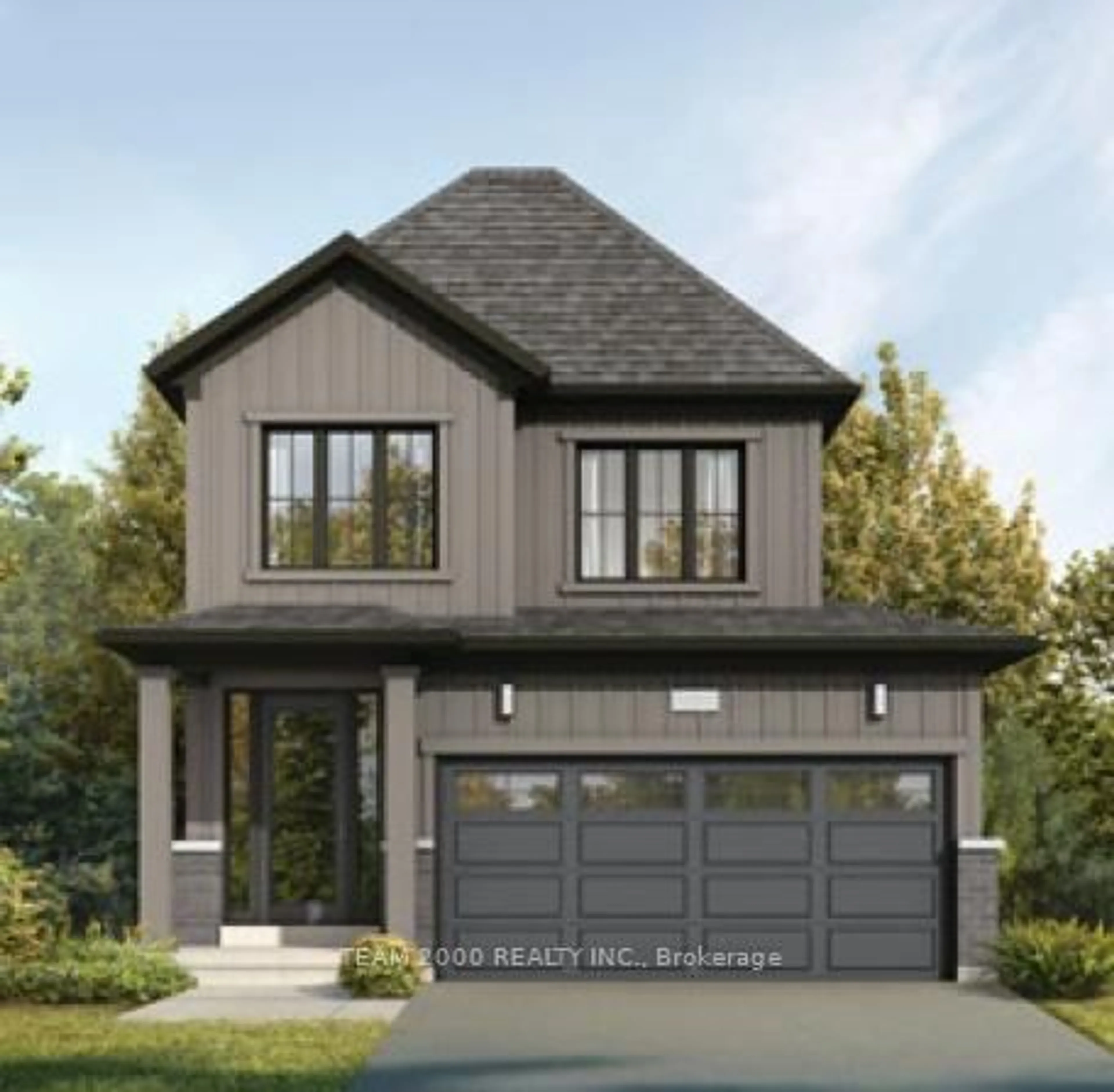 Home with brick exterior material, street for Lot 46 Clement Dr, Brantford Ontario N3T 1T9