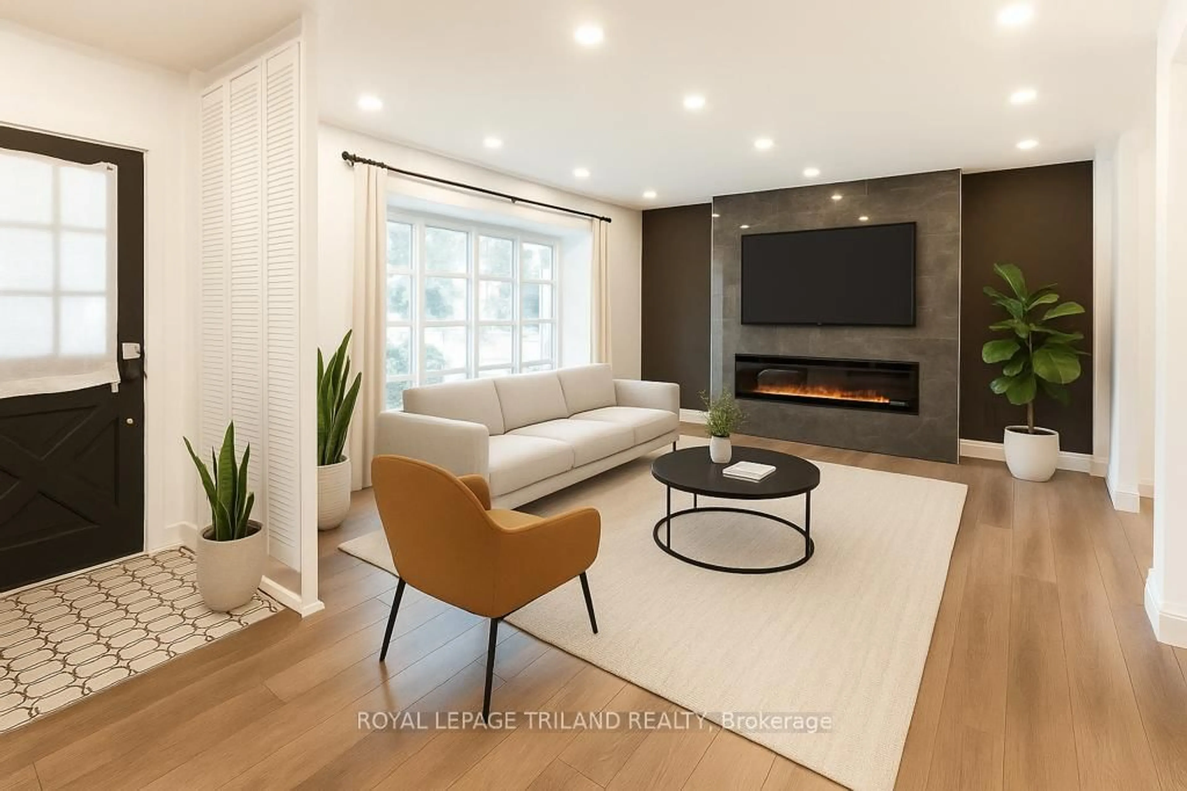 Living room with furniture, unknown for 75 Tweed Cres, London North Ontario N5X 1Z5