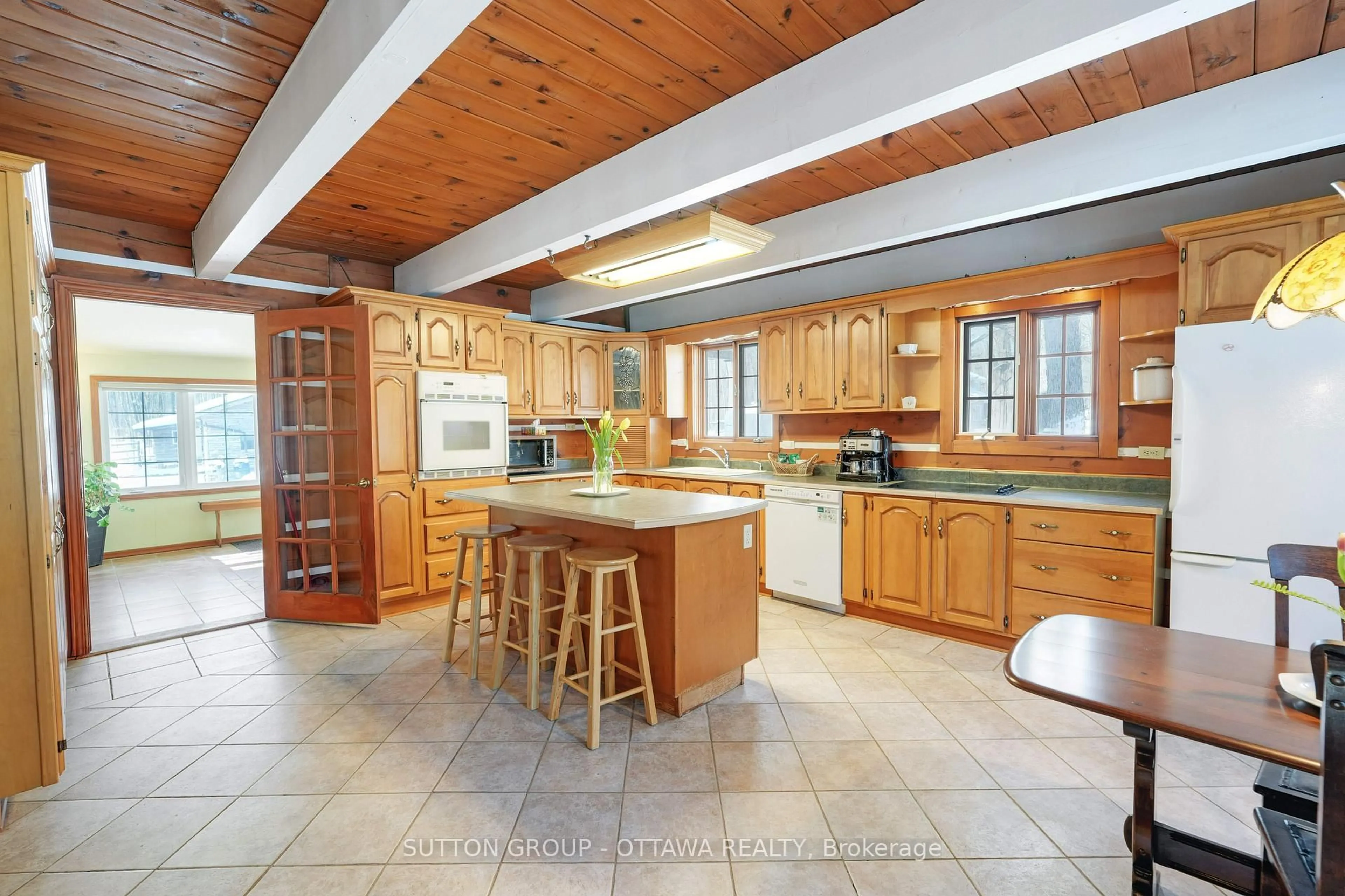 Open concept kitchen, ceramic/tile floor for 1567 Baker Rd, The Nation Ontario K0A 1M0