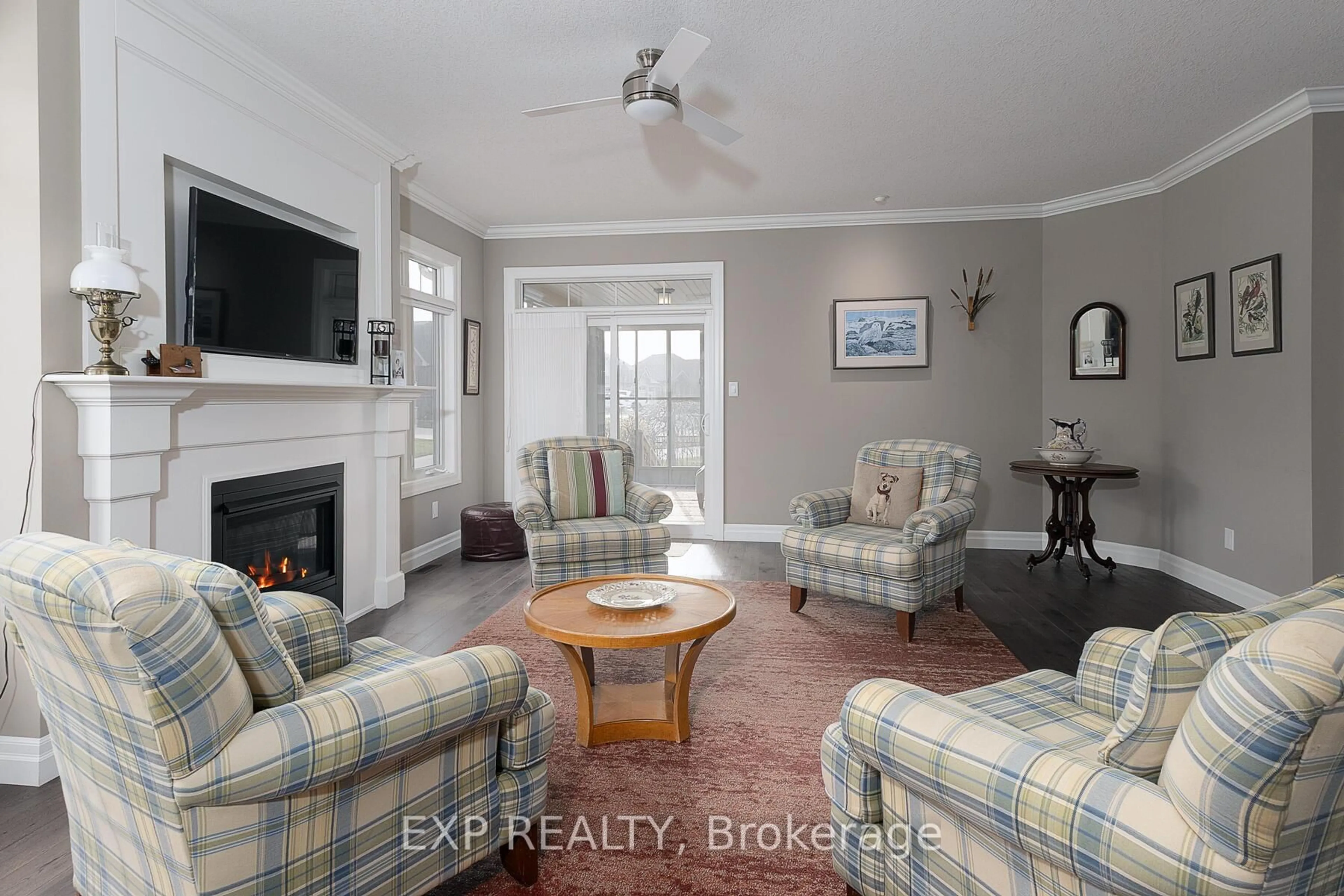 Living room with furniture, unknown for 4700 Hamilton Rd #30, Thames Centre Ontario N0L 1G6