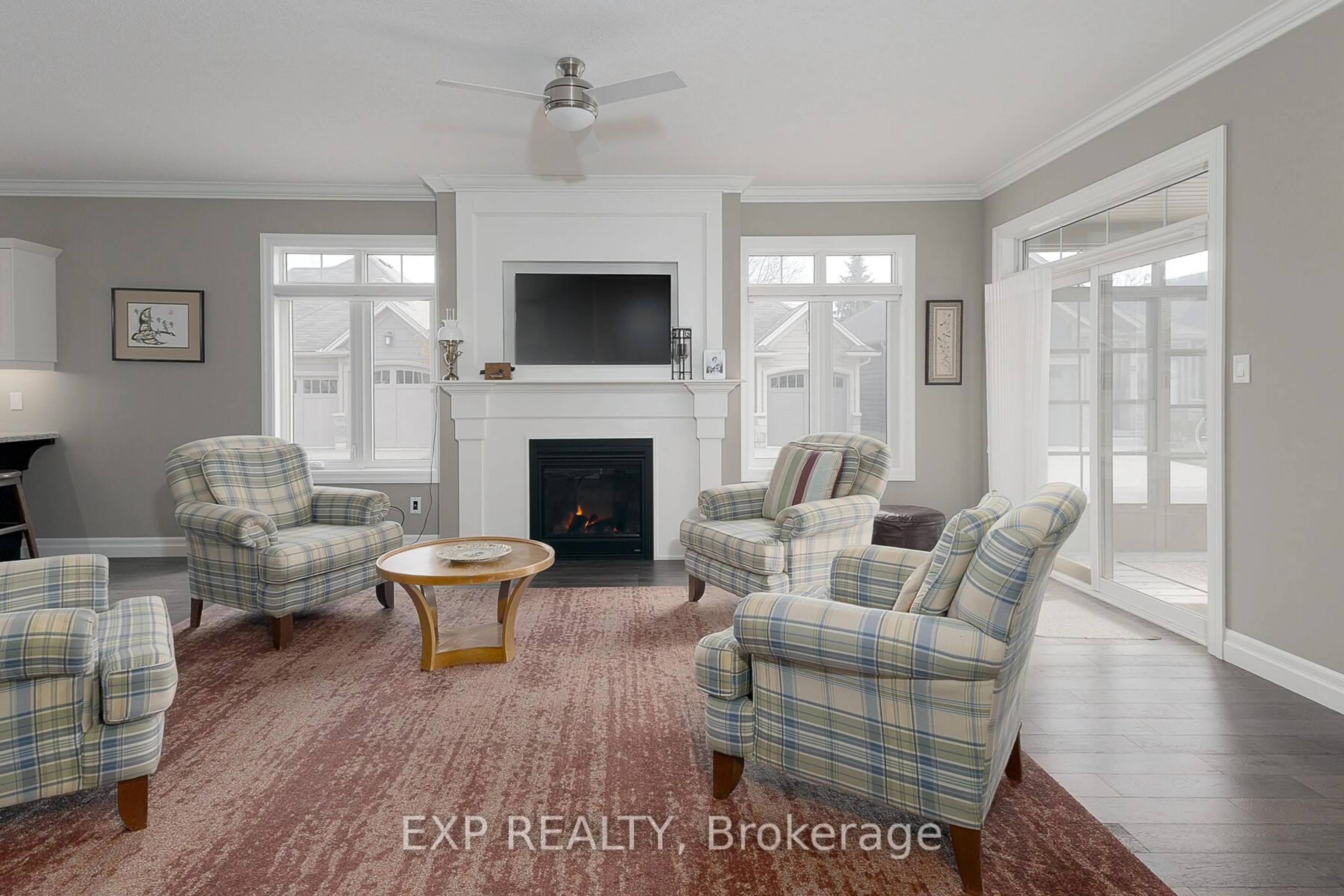 Living room with furniture, unknown for 4700 Hamilton Rd #30, Thames Centre Ontario N0L 1G6