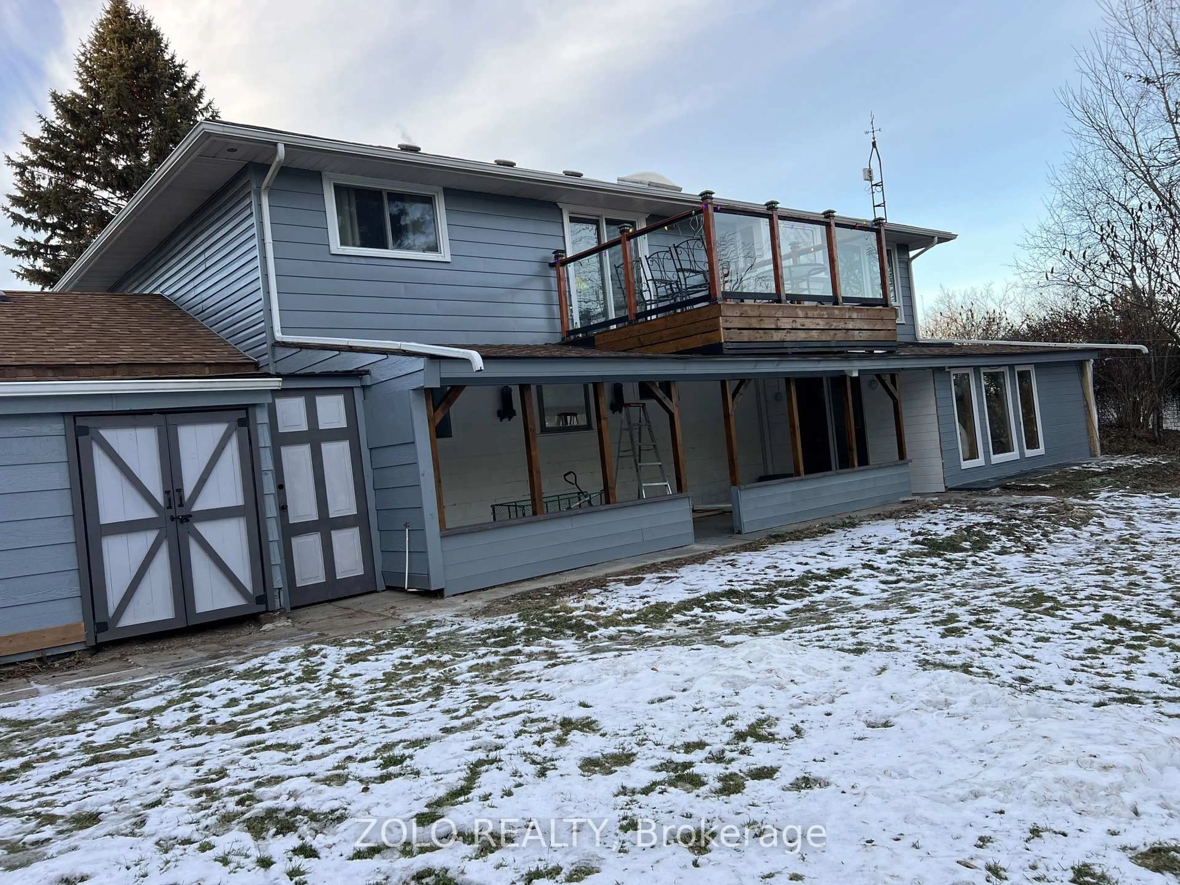 A pic from outside/outdoor area/front of a property/back of a property/a pic from drone, unknown for 143 Grandview Dr, Alnwick/Haldimand Ontario K0K 2X0