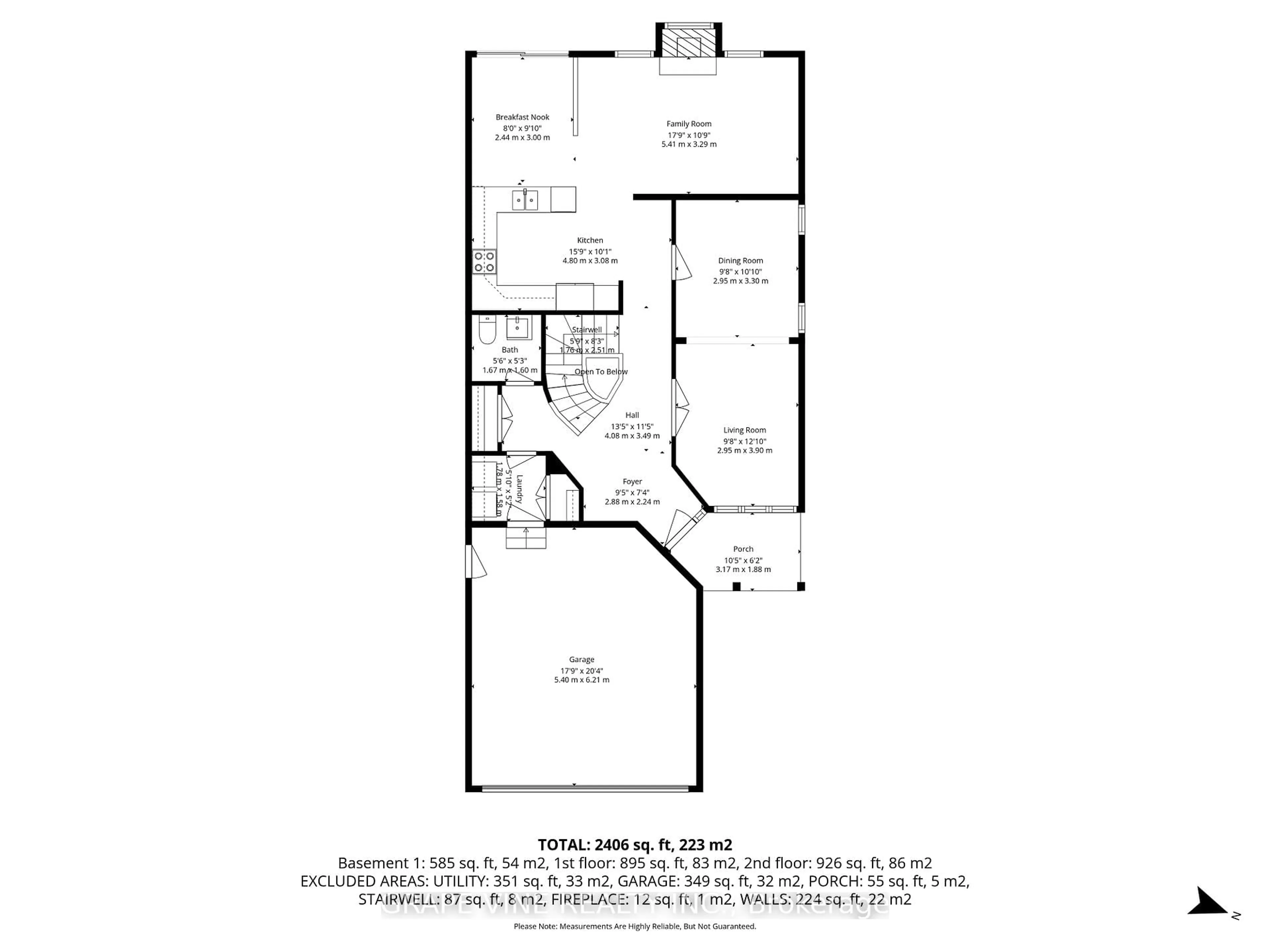 Floor plan for 130 Springcreek Cres, Ottawa Ontario K2M 2M1