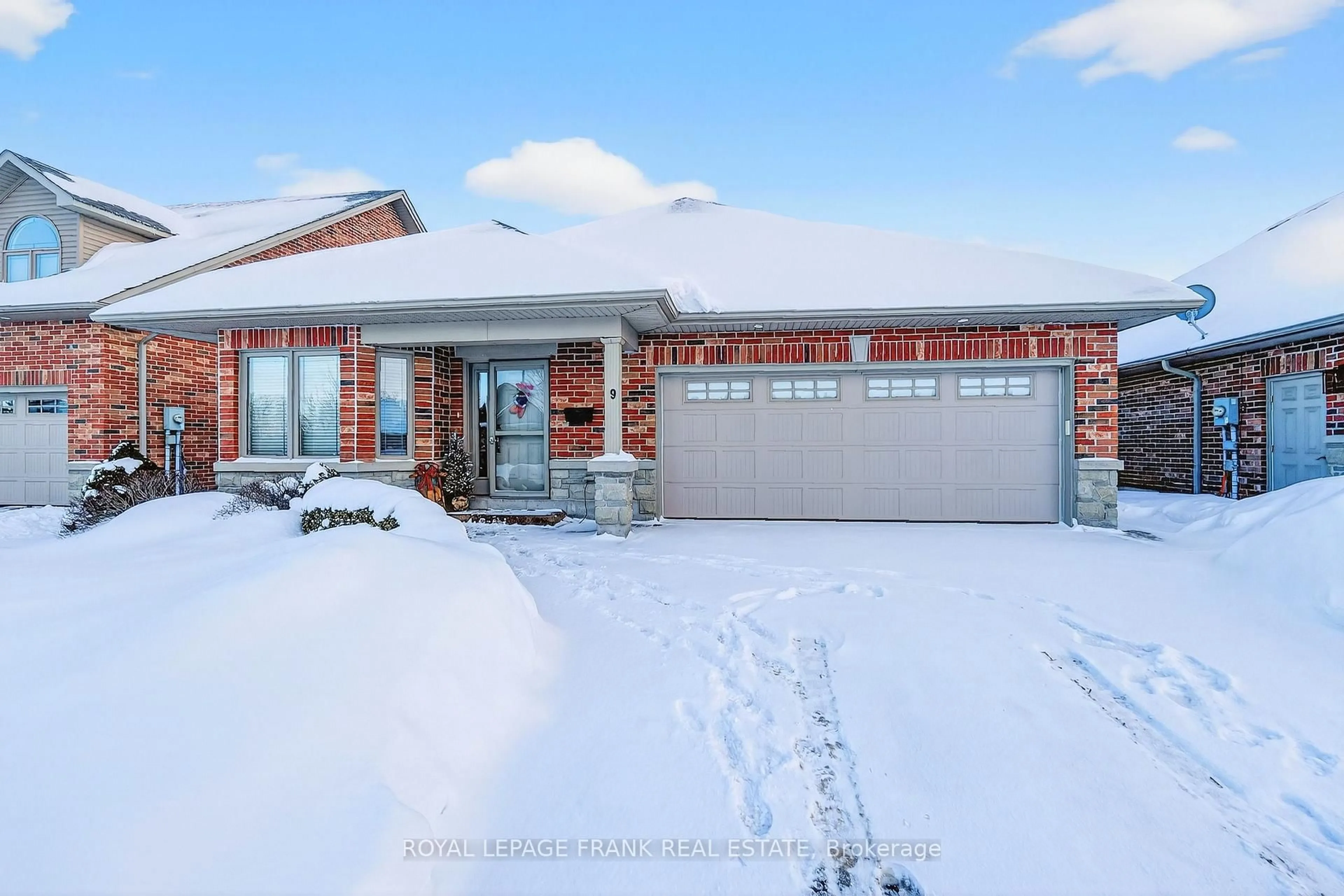 Home with brick exterior material, street for 9 Green Arbour Way, Kawartha Lakes Ontario K9V 0E7