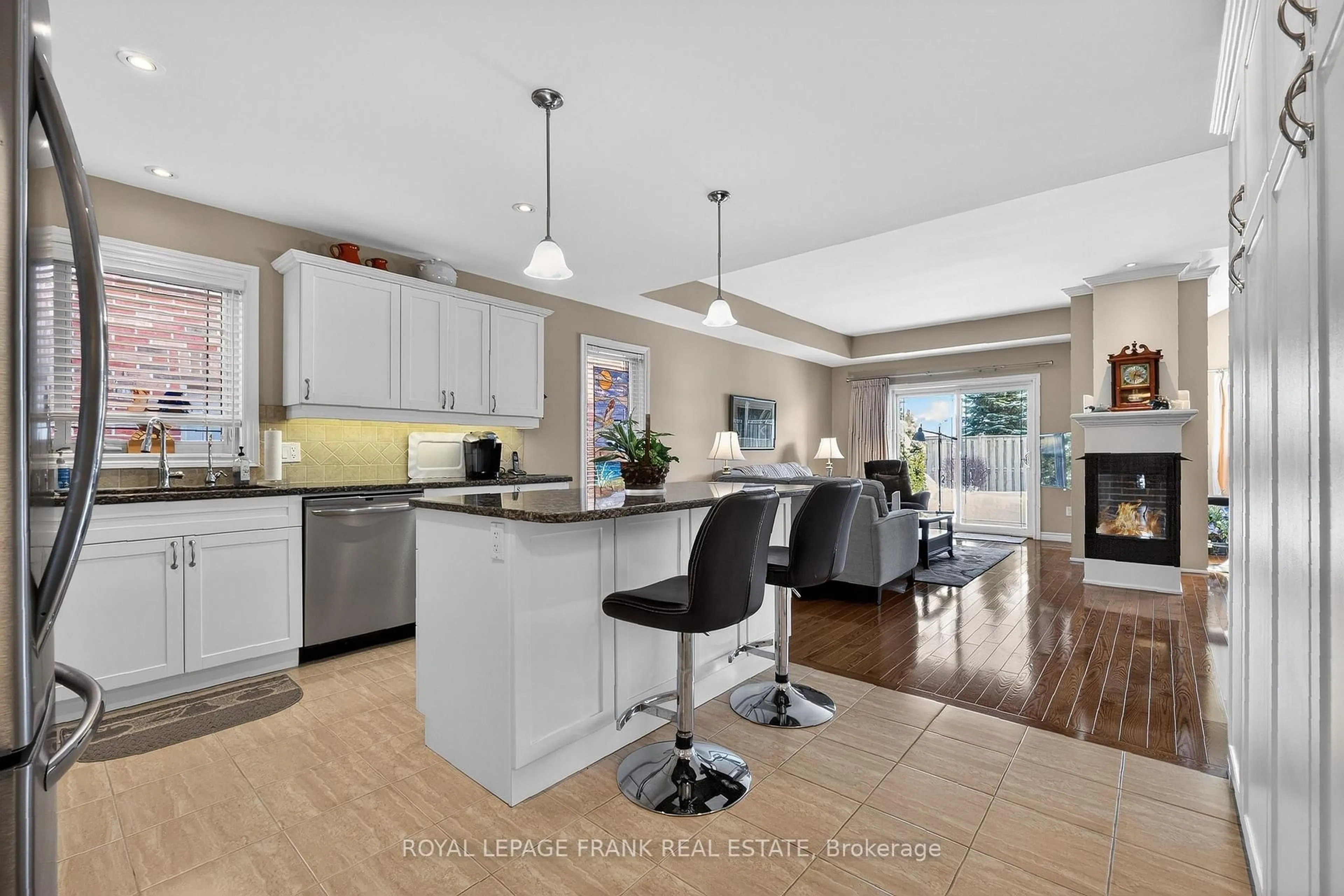 Open concept kitchen, ceramic/tile floor for 9 Green Arbour Way, Kawartha Lakes Ontario K9V 0E7