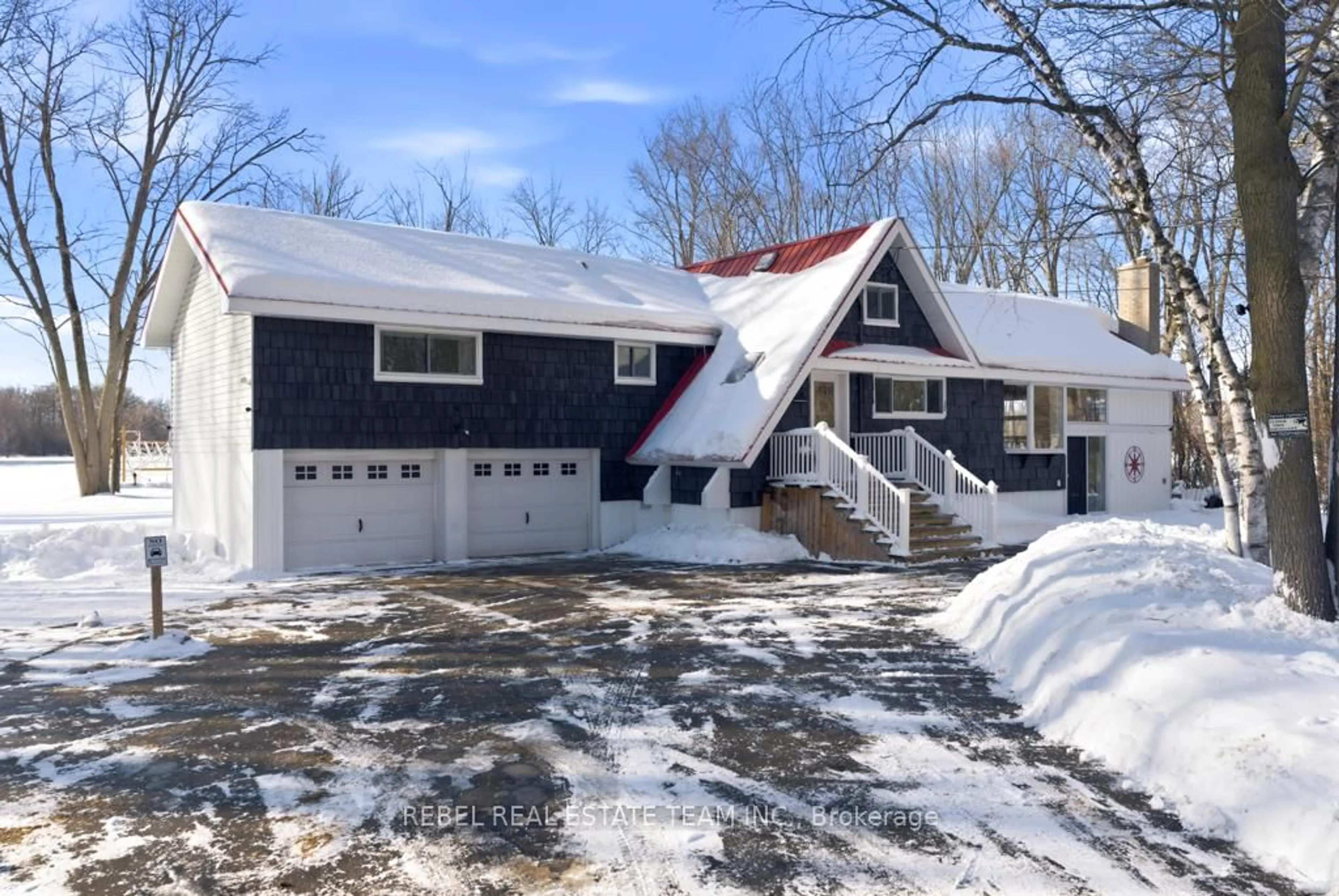 Home with vinyl exterior material, street for 169 Cooke Armstrong Rd, Hastings Ontario K0K 2C0