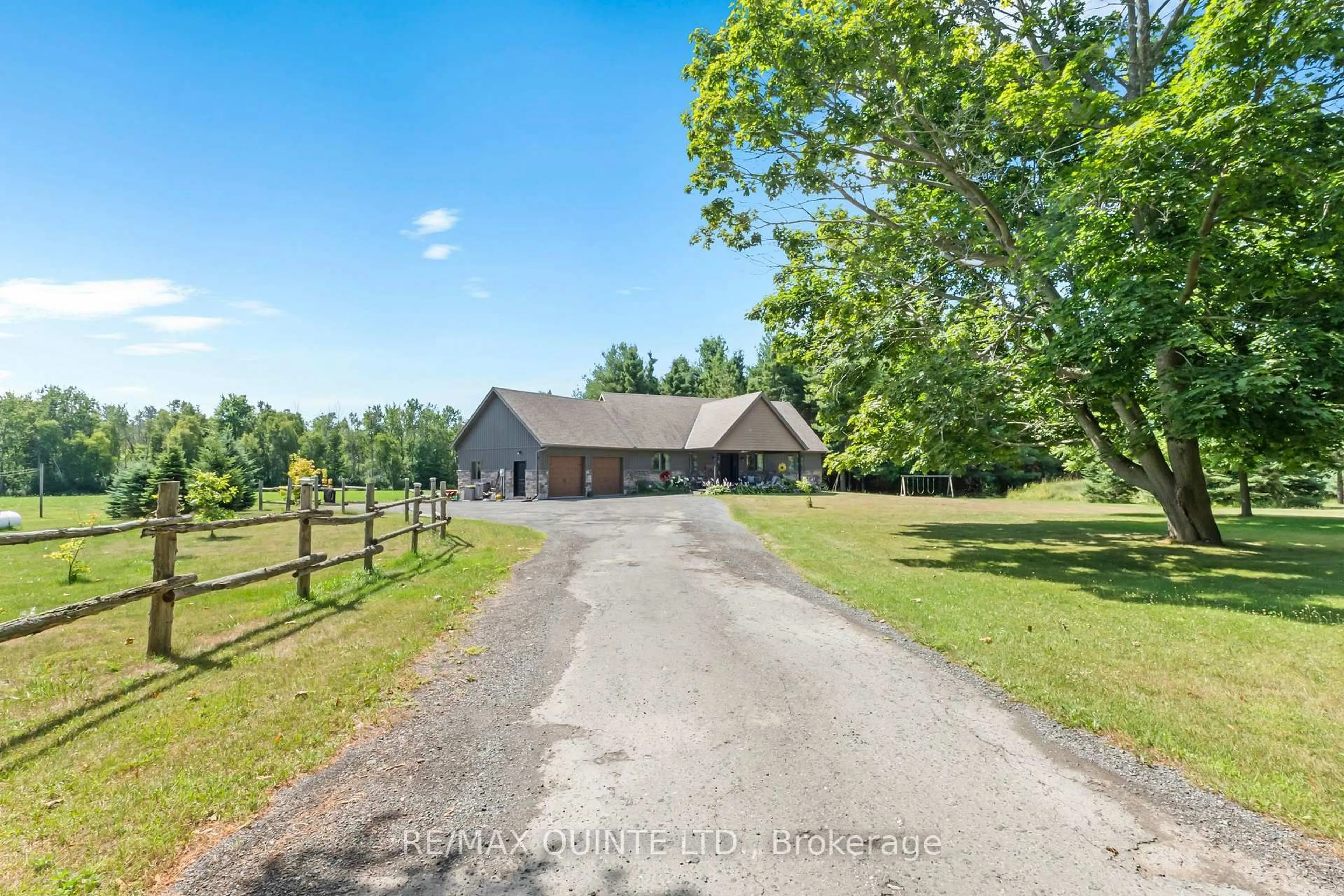 A pic from outside/outdoor area/front of a property/back of a property/a pic from drone, water/lake/river/ocean view for 839 County 64 Rd, Brighton Ontario K0K 1H0