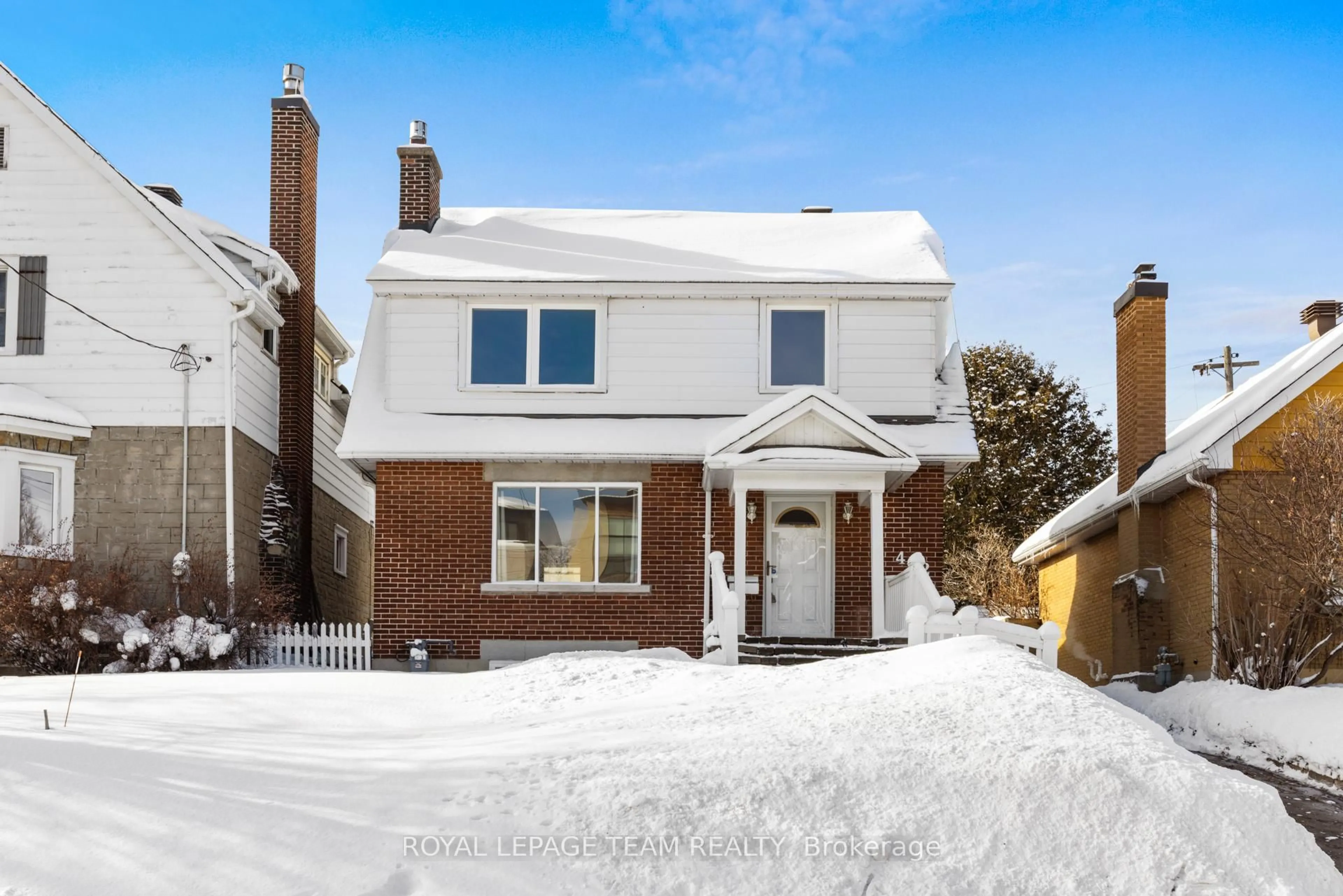 Home with brick exterior material, street for 242 Fairmont Ave, Ottawa Ontario K1Y 1X9