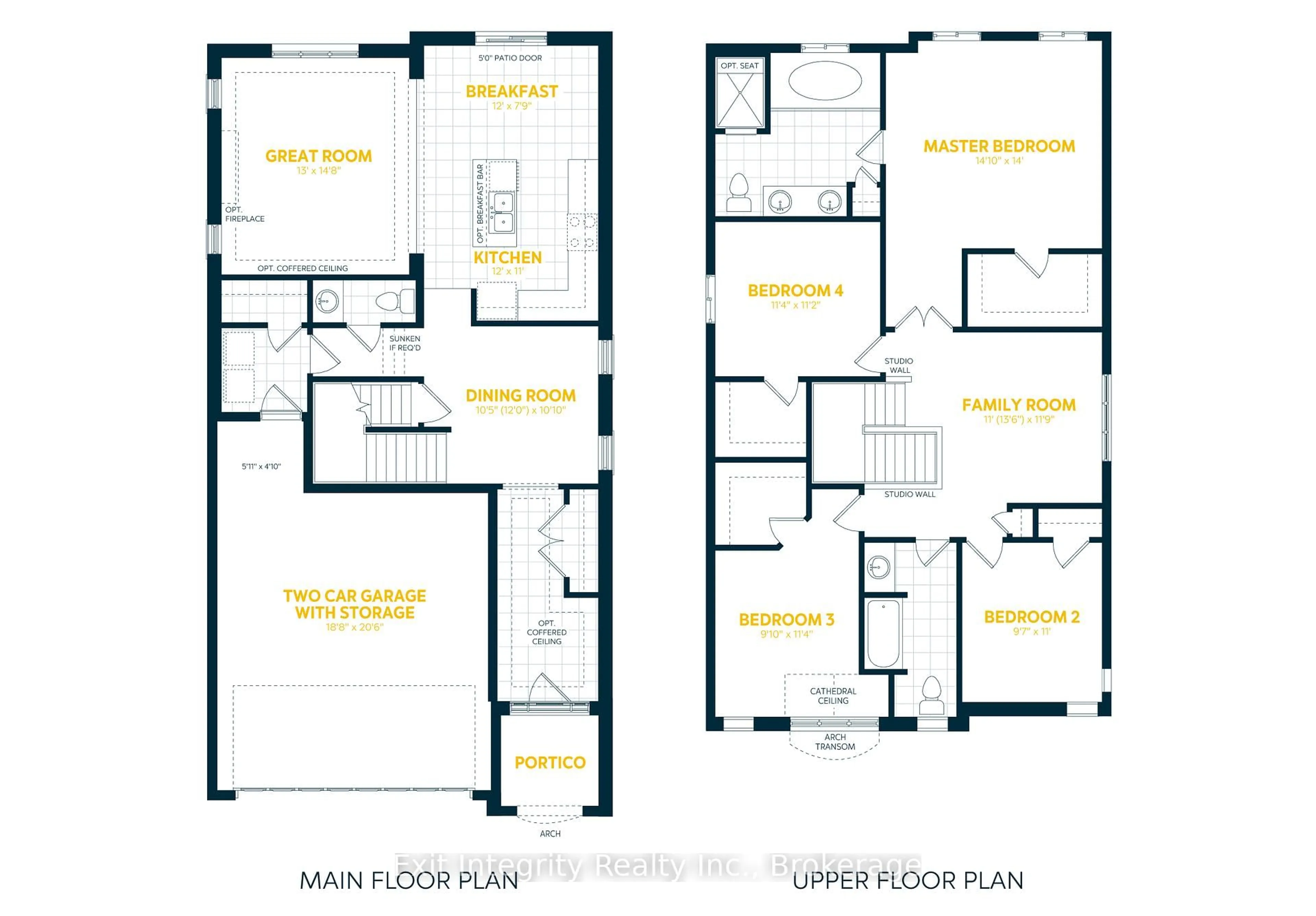 Floor plan for 97 Rivertrail Ave, Kitchener Ontario N2A 0H9