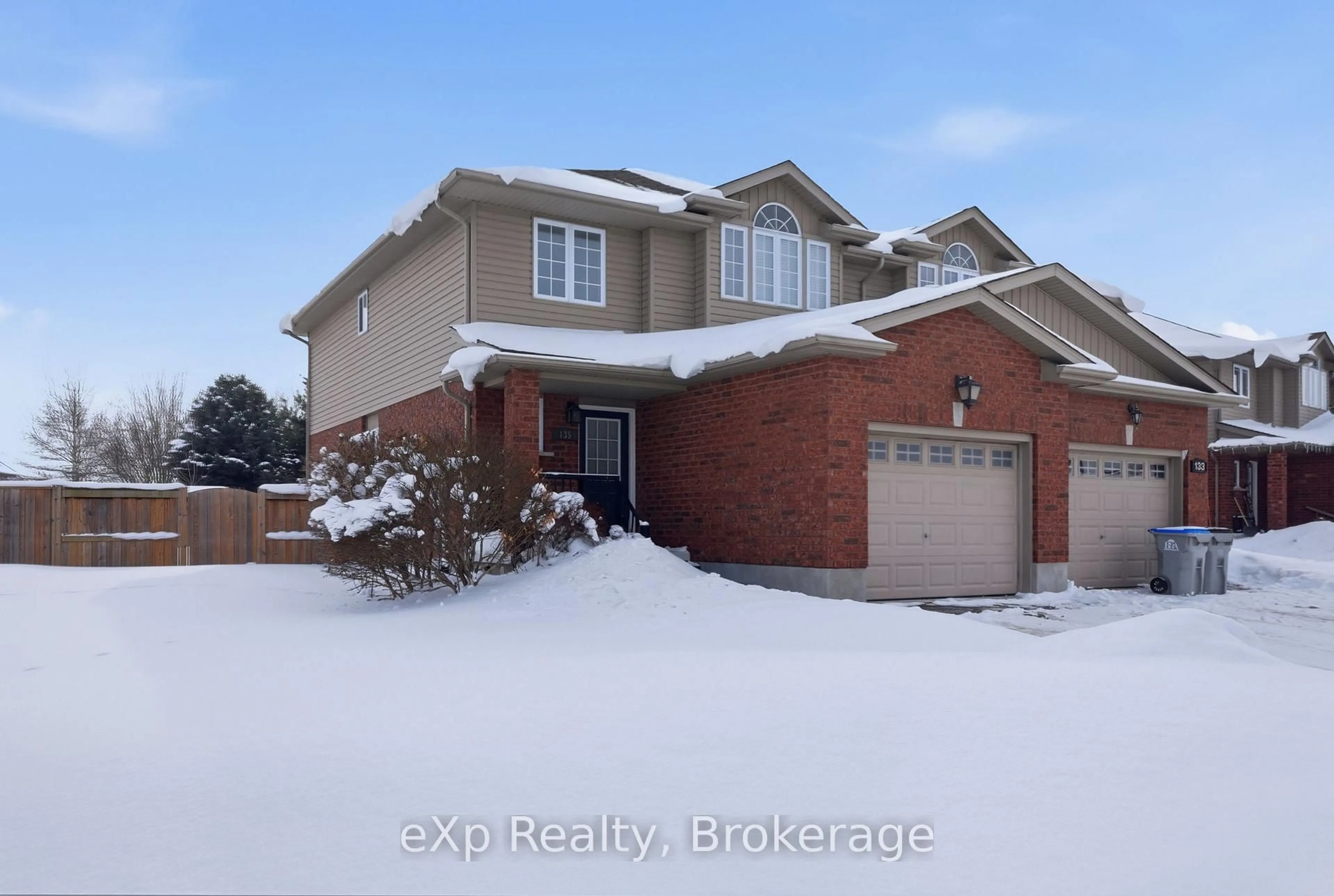 Home with brick exterior material, street for 135 Maxwell St, St. Marys Ontario N4X 0A2