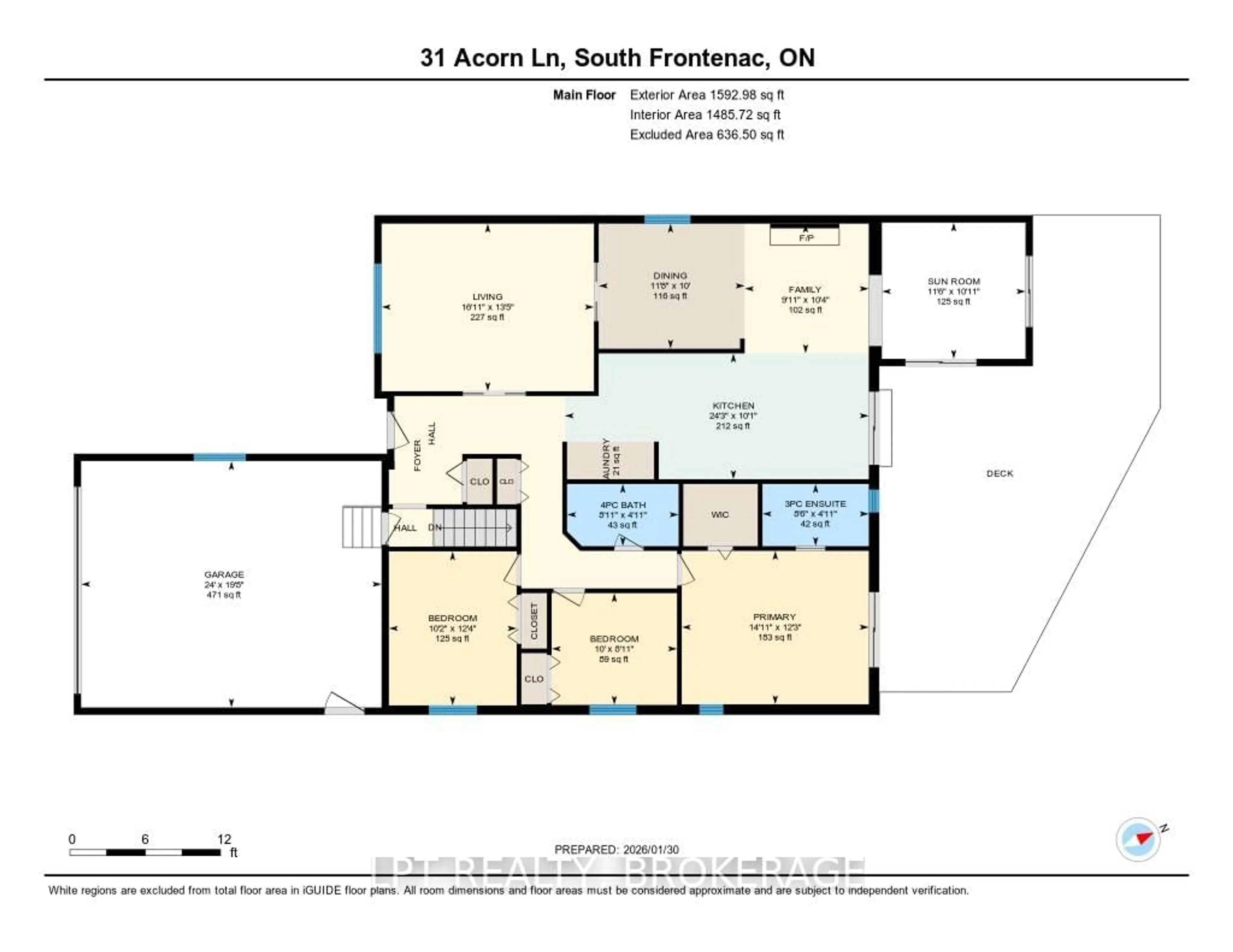 Floor plan for 31 Acorn Lane, Tichborne Ontario K0H 2V0