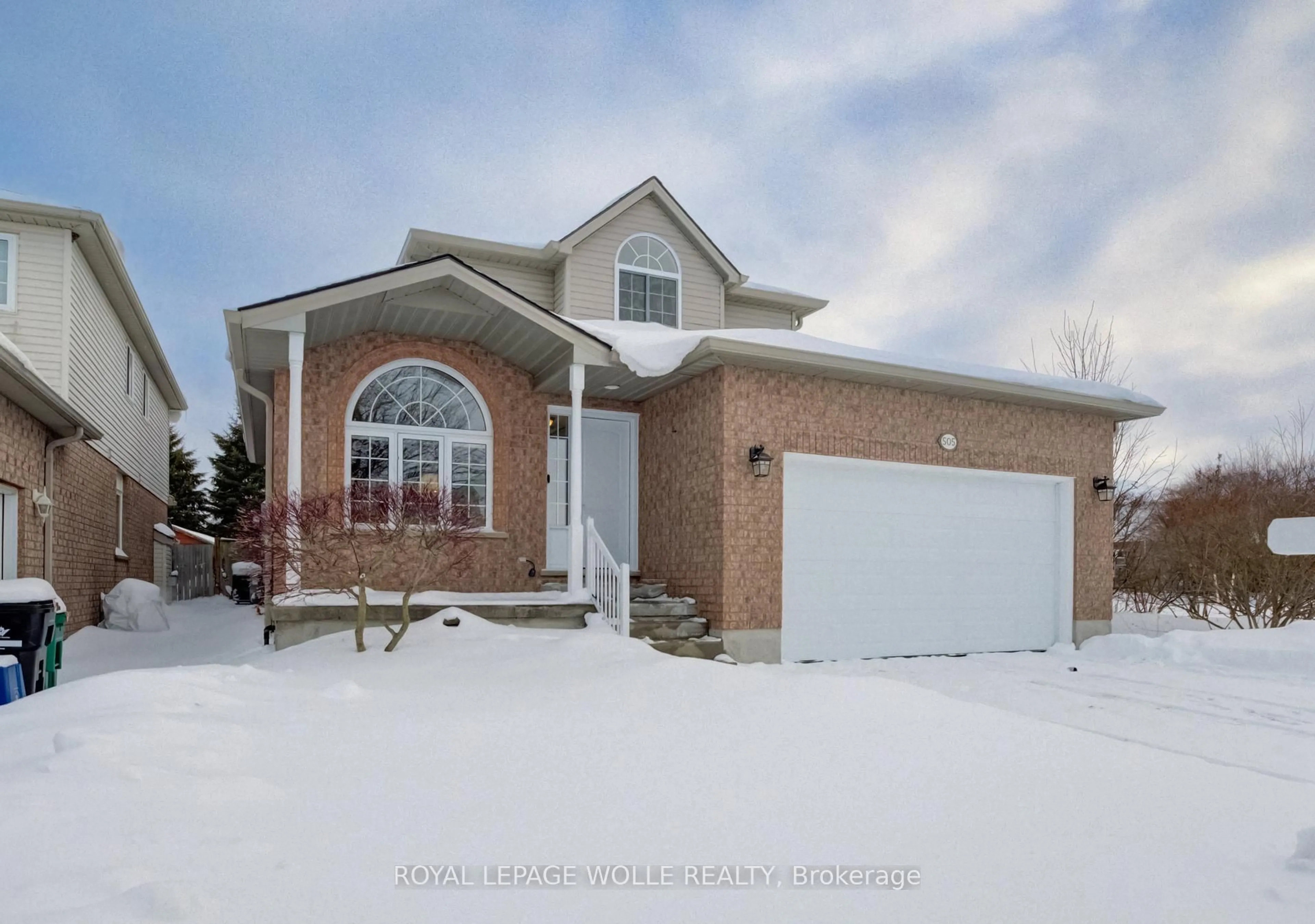 Home with brick exterior material, street for 505 Sandbanks Cres, Waterloo Ontario N2V 2J3