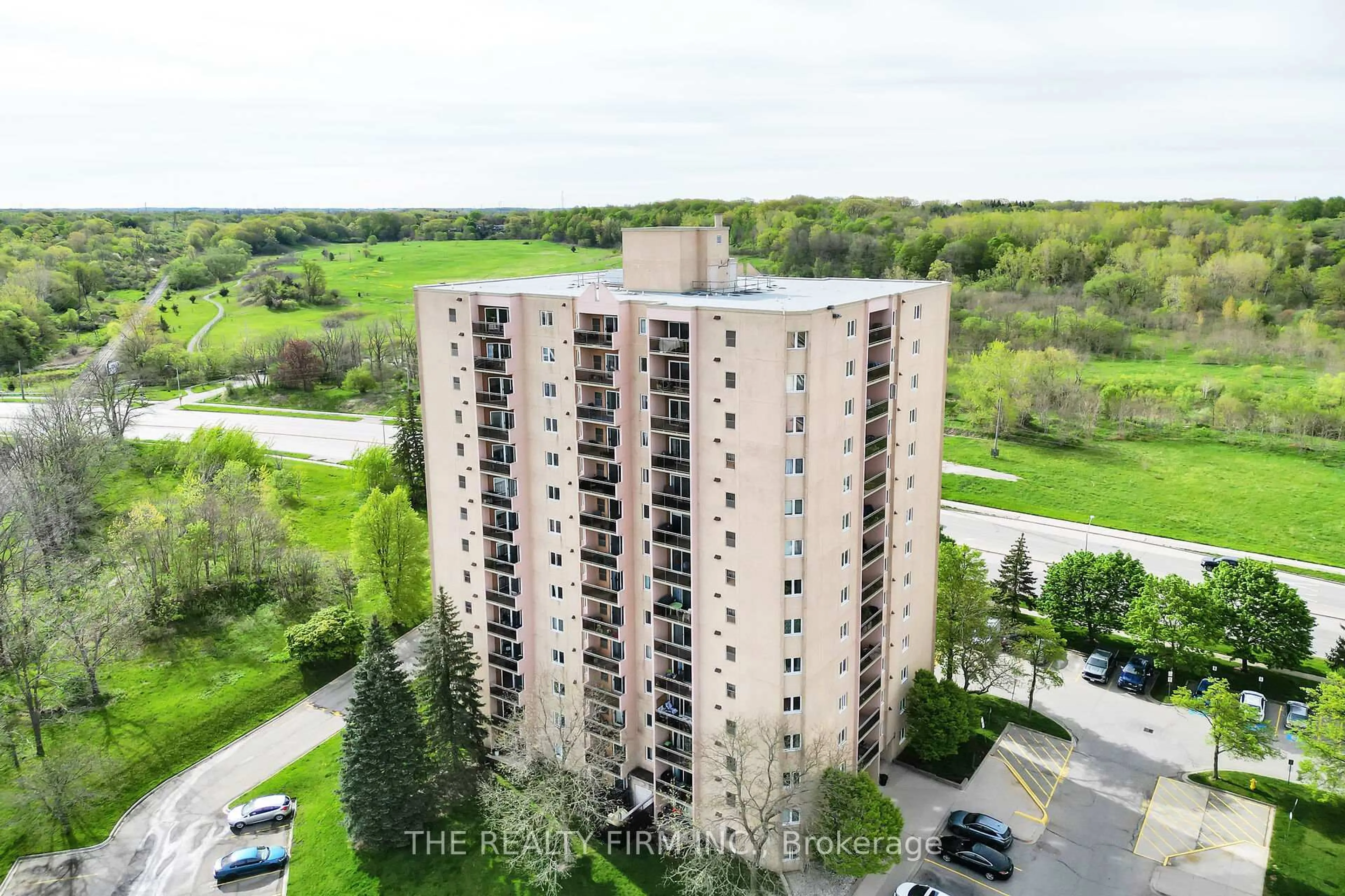 A pic from outside/outdoor area/front of a property/back of a property/a pic from drone, building for 860 Commissioners Rd #907, London South Ontario N6C 5Y8