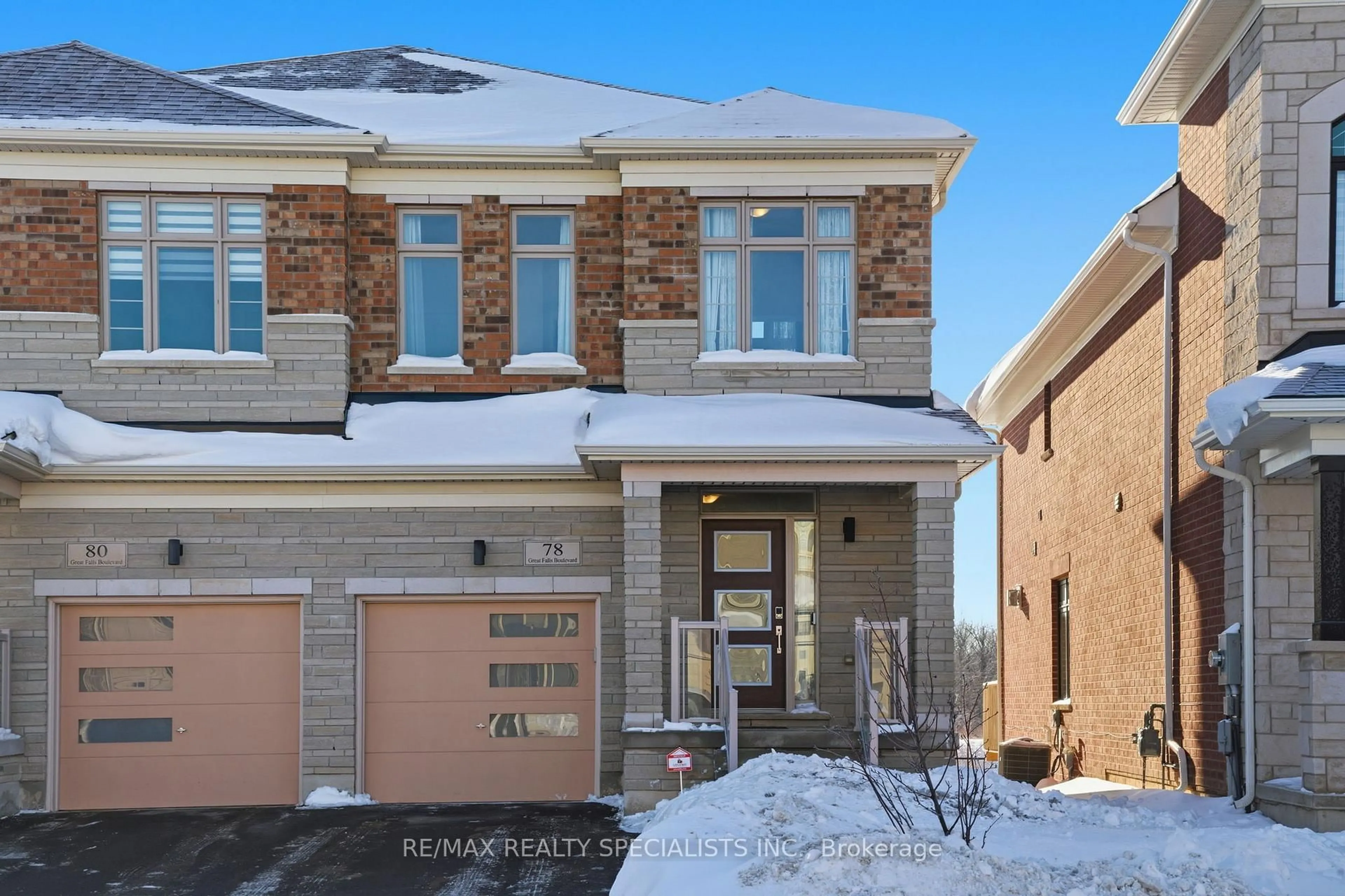 Home with brick exterior material, street for 78 Great Falls Blvd, Hamilton Ontario L0R 2H7